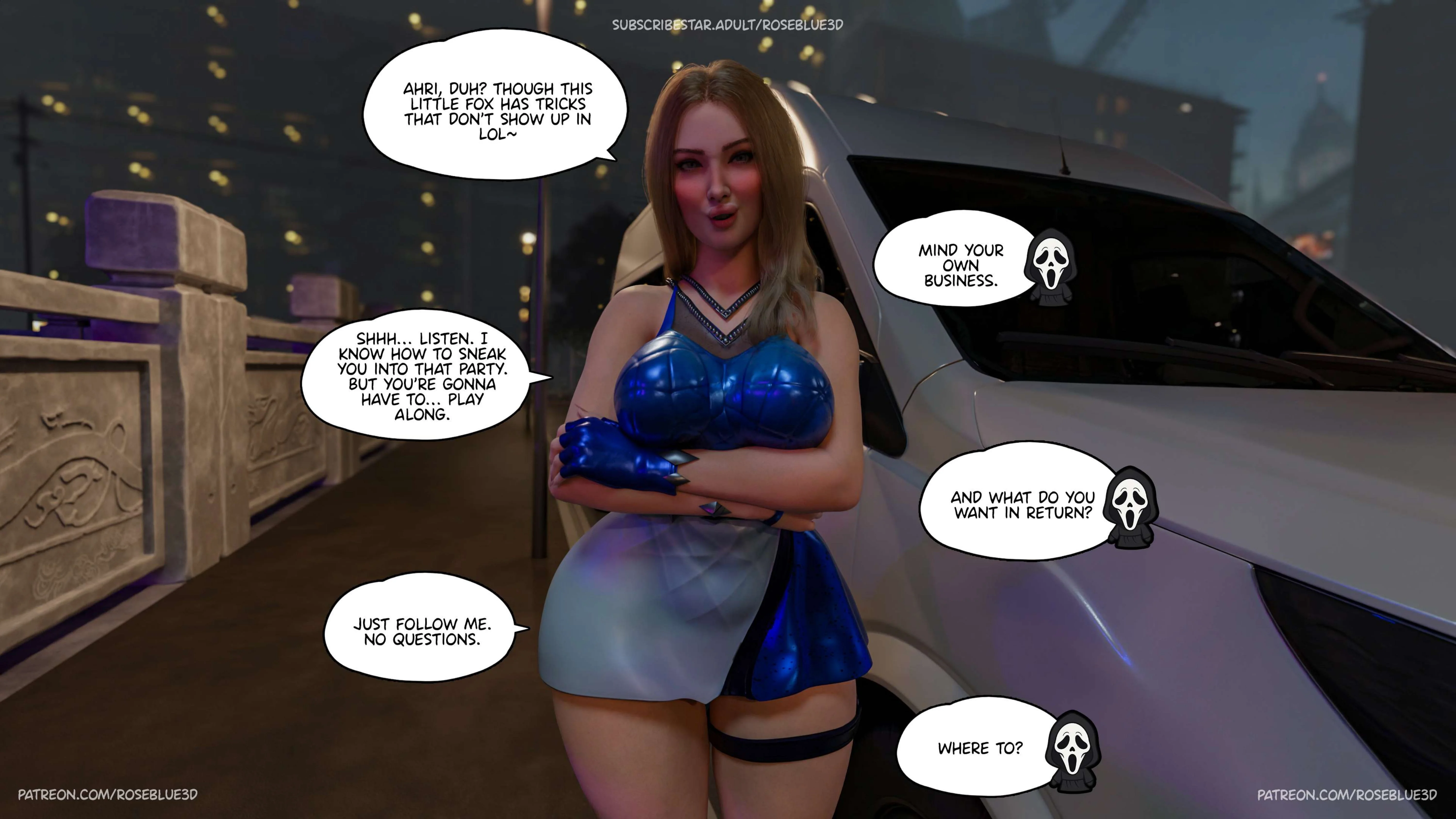 My Neighbor’s Widow 21-56 [RoseBlue3D], 47.5 . My Neighbor's Widow - Halloween Special - Ch.47.5, page 13 of 86