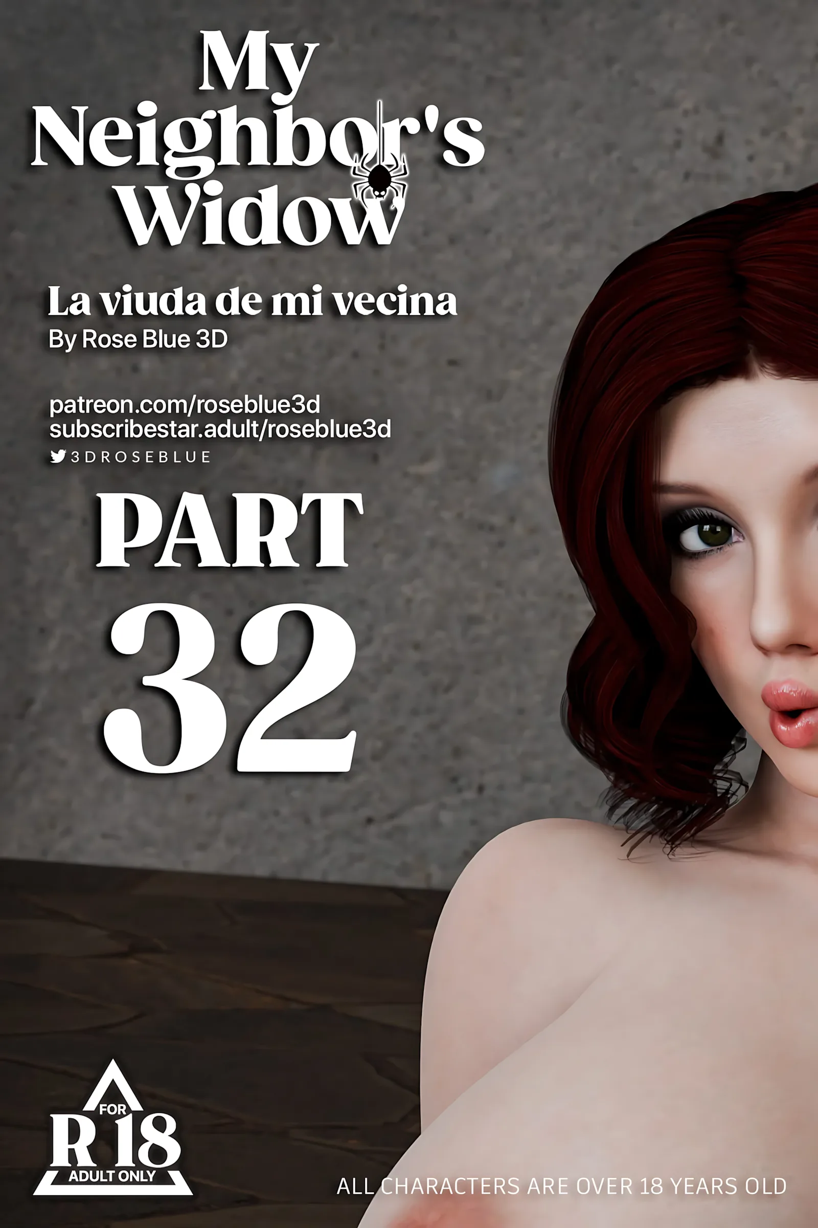 My Neighbor’s Widow 21-56 [RoseBlue3D], 32 . My Neighbor's Widow - Ch.32, page 1 of 82
