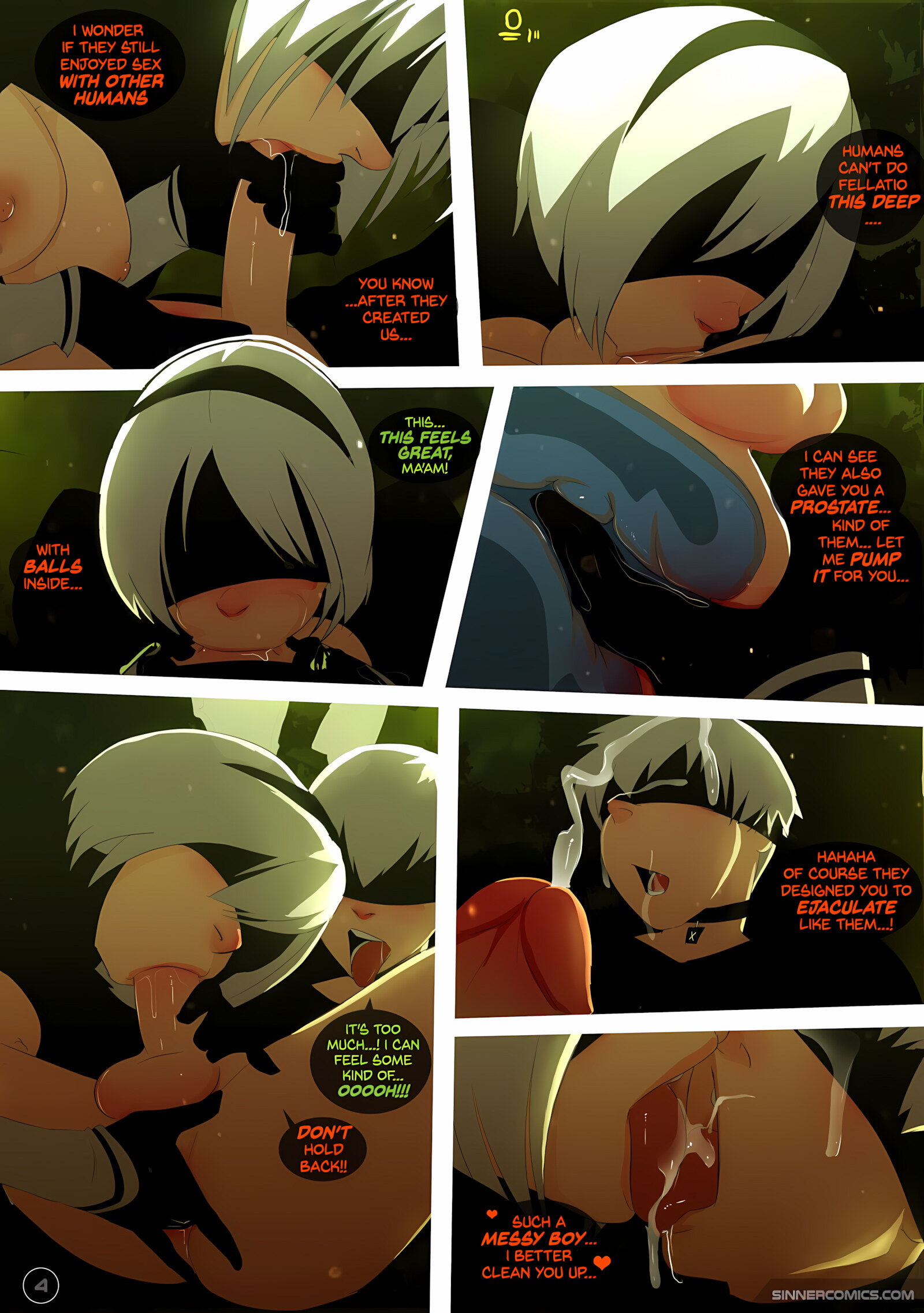 NieR: Automata XXX [SillyGirl], NieR: Automata XXX, page 4 of 10