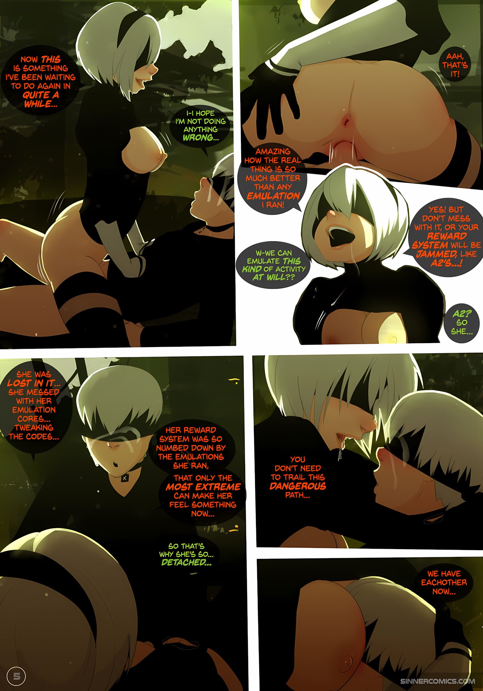 NieR: Automata XXX [SillyGirl], NieR: Automata XXX, page 5 of 10