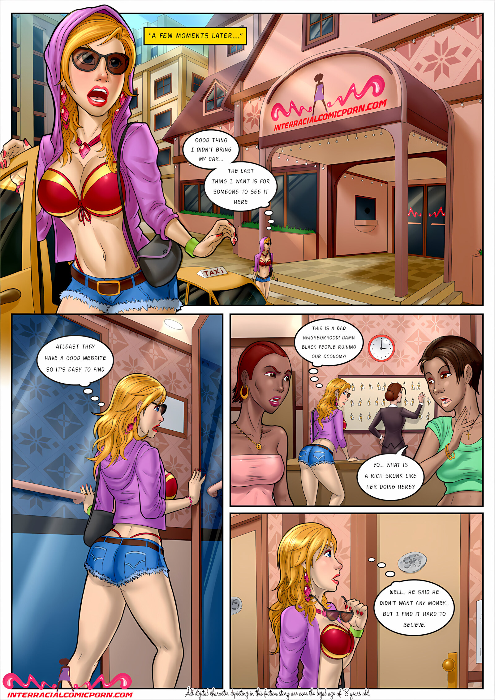 Party Slut [InterracialComicPorn], Party Slut 2, page 5 of 15
