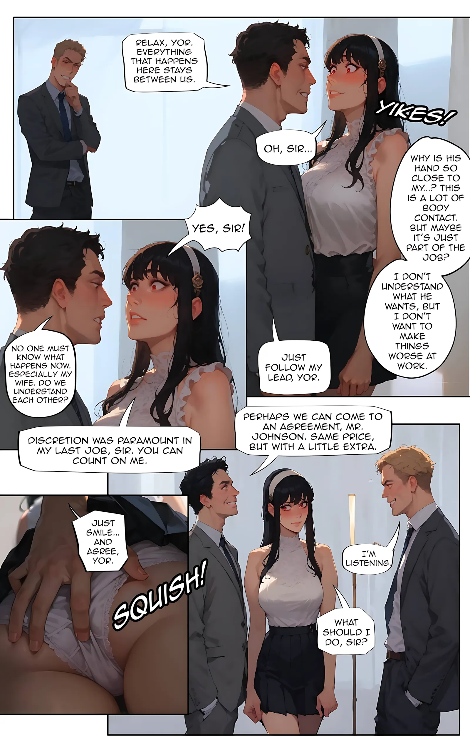 Playful Sloth- AI Comics, 1. The Private Assistant - Yor needs to get this Job done, page 5 of 23