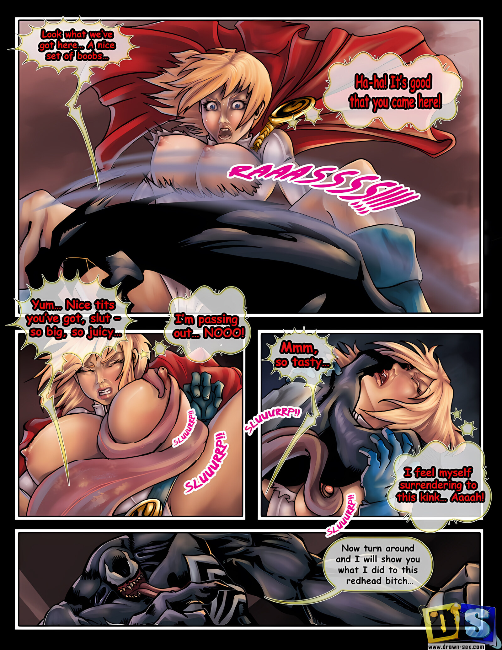Powergirl Vs. Venom [Chesare], Powergirl Vs. Venom, page 8 of 10