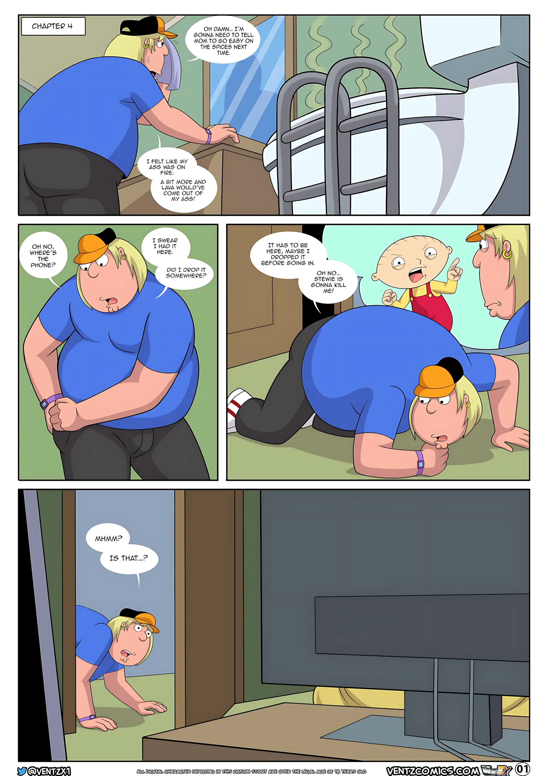 Quahog Diaries [Family Guy], 3 . Quahog Diaries - Chapter 4 [Arabatos], page 1 of 17