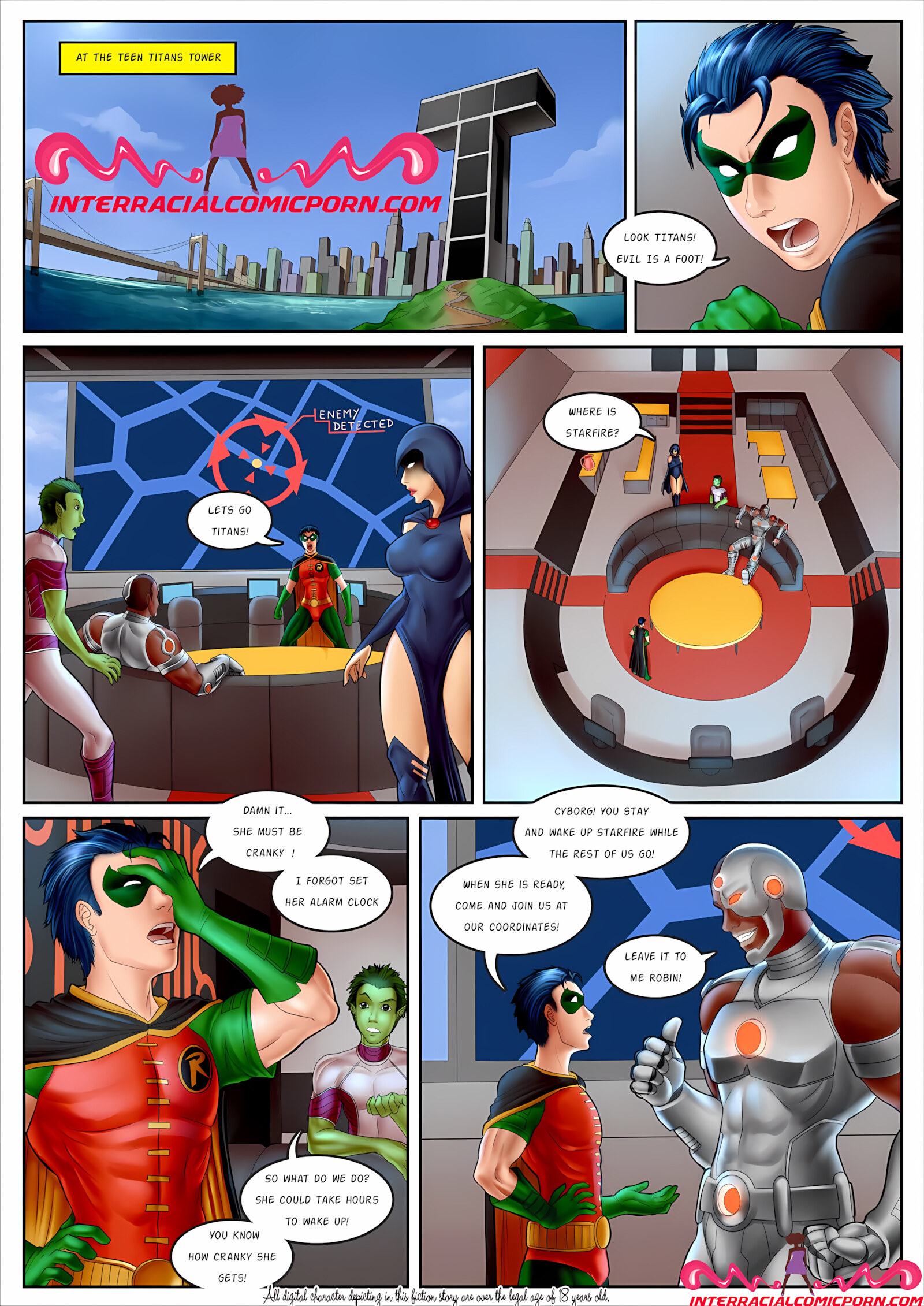 Recharge Time [InterracialComicPorn], Recharge Time, page 1 of 20