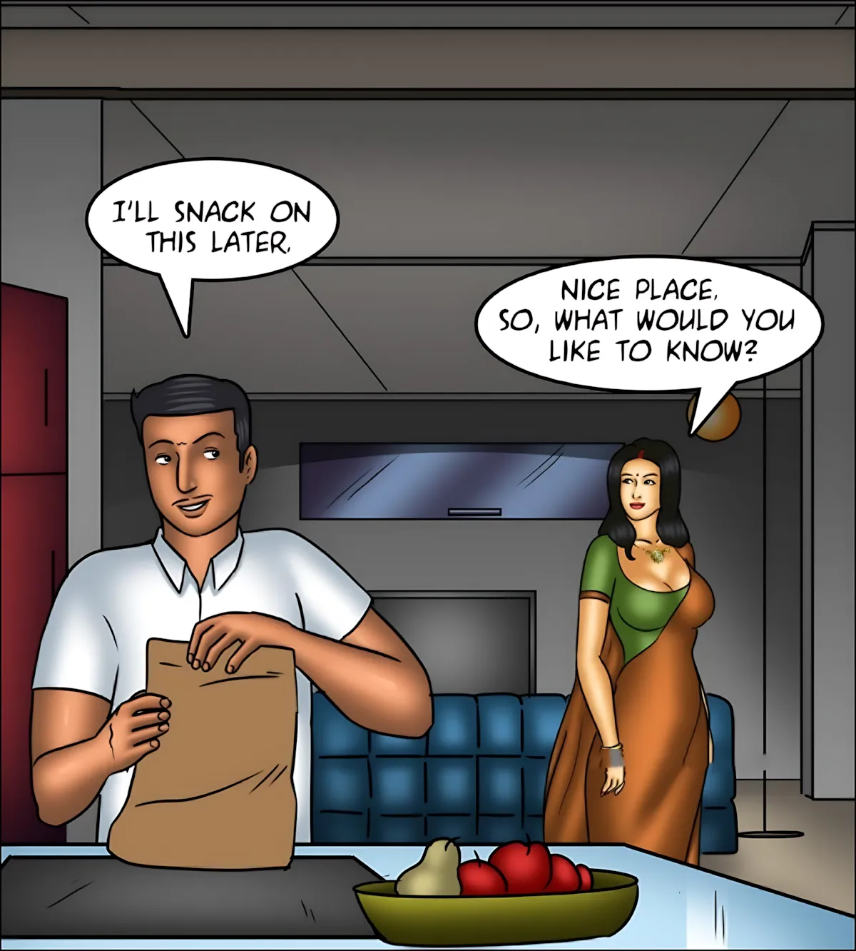 Savita Bhabhi 141-153 [Kirtu], Savita Bhabhi Episode 153 - Lessons In Lovemaking, page 47 of 139
