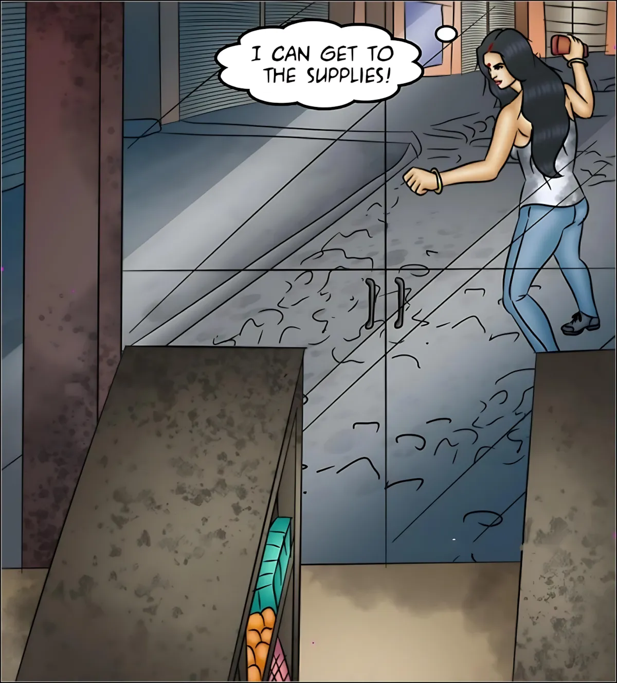 Savita Bhabhi 141-153 [Kirtu], Savita Bhabhi Episode 151 - The Last Woman on Earth, page 10 of 140
