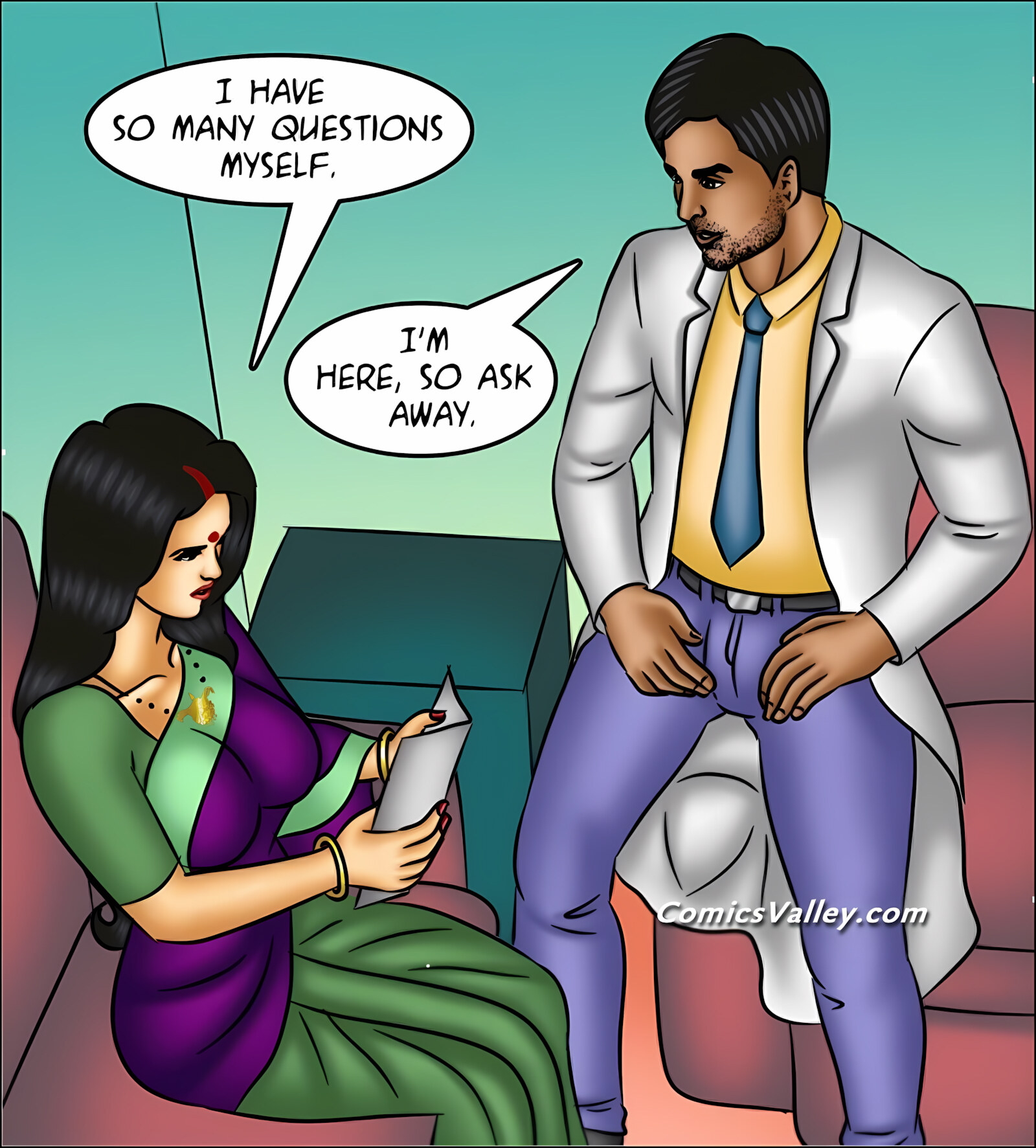 Savita Bhabhi 141-153 [Kirtu], Savita Bhabhi 148 - Little Blue Pill, page 56 of 142