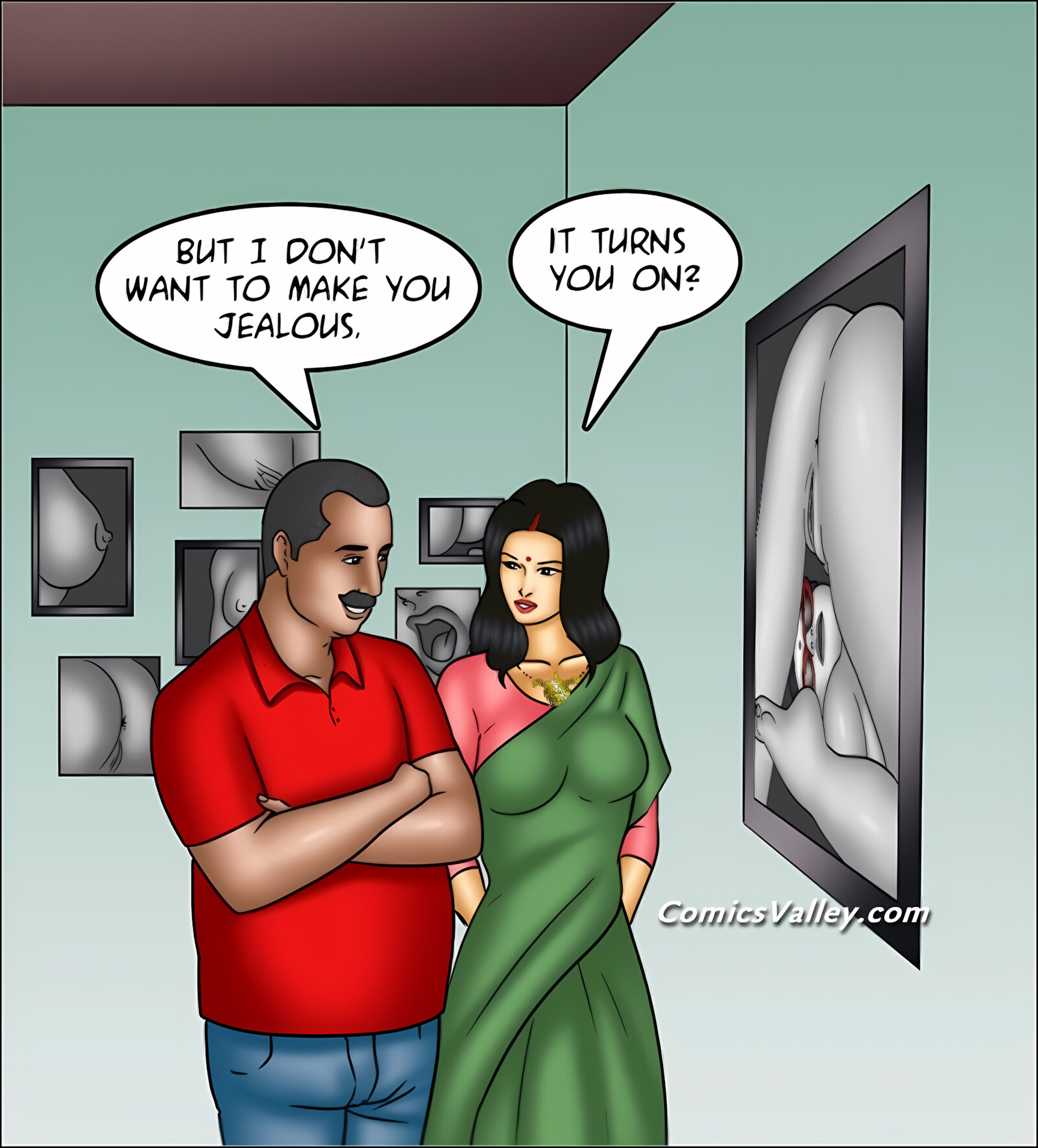 Savita Bhabhi 141-153 [Kirtu], Savita Bhabhi 147 - The Artist's Muse 2, page 137 of 142