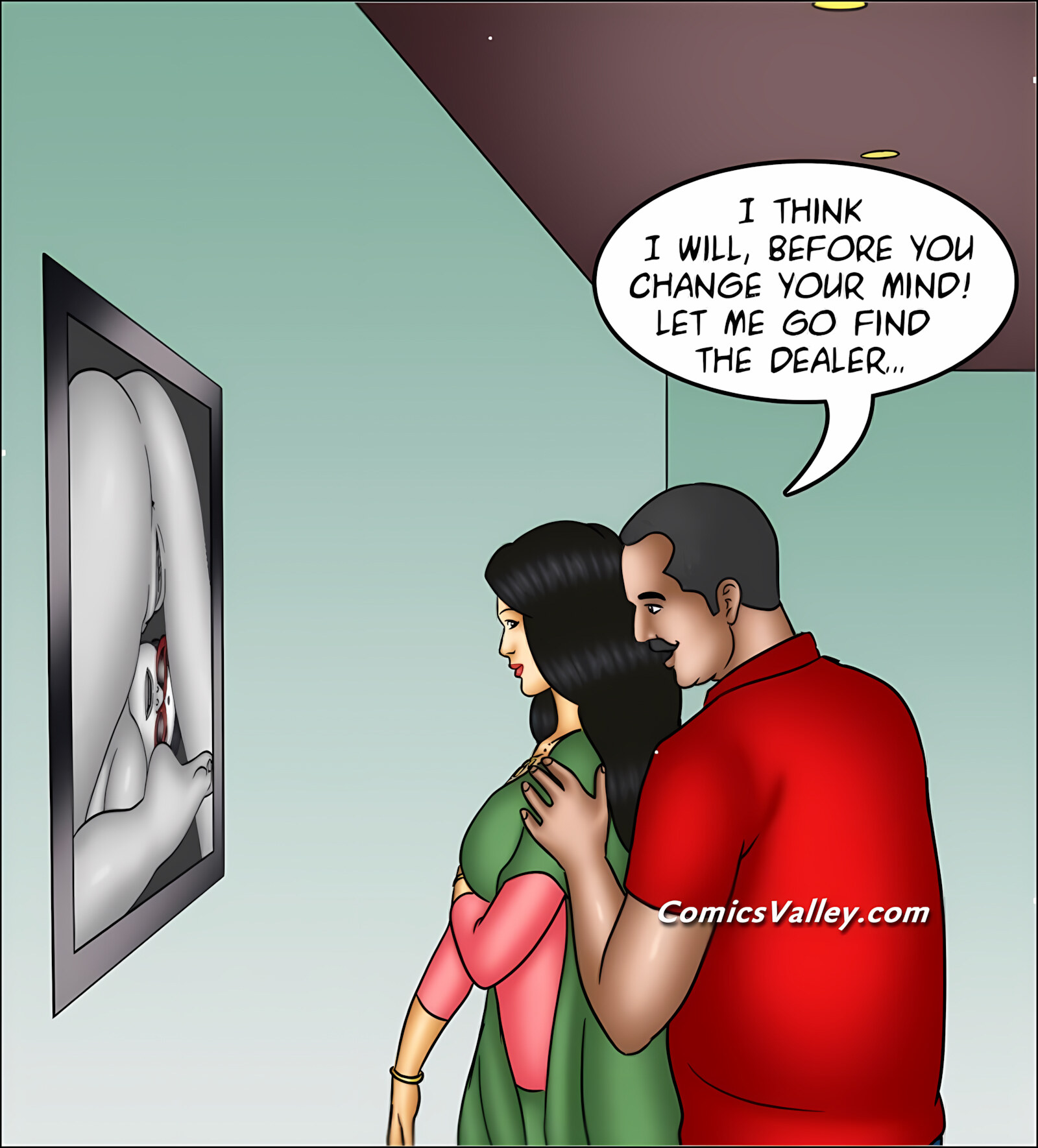 Savita Bhabhi 141-153 [Kirtu], Savita Bhabhi 147 - The Artist's Muse 2, page 140 of 142
