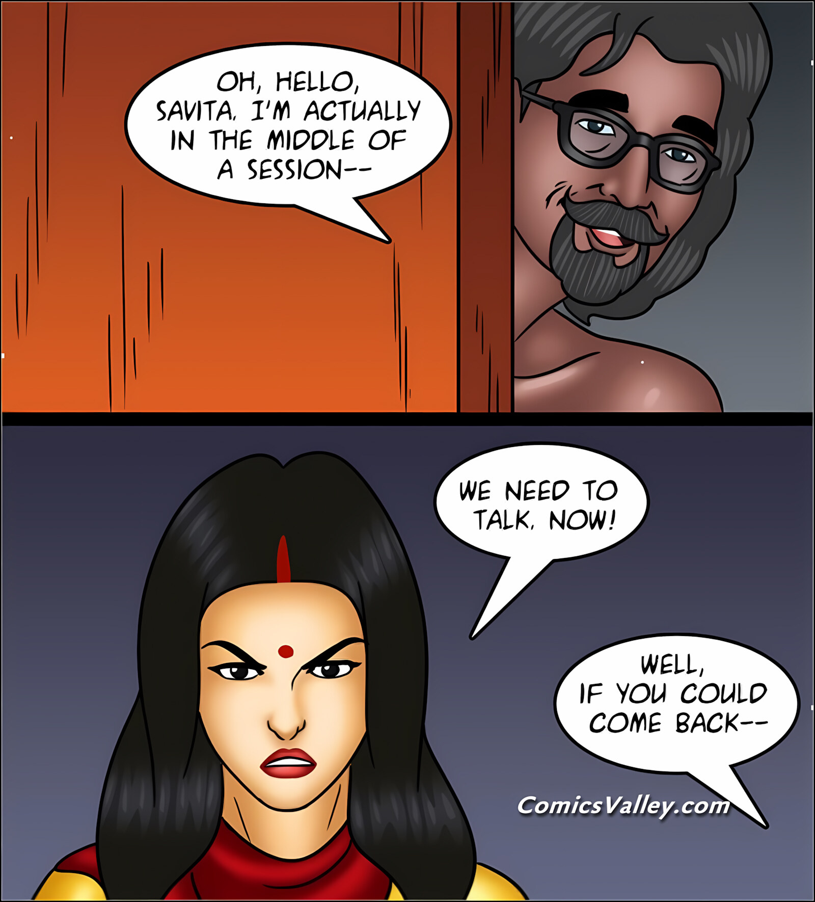 Savita Bhabhi 141-153 [Kirtu], Savita Bhabhi 147 - The Artist's Muse 2, page 48 of 142
