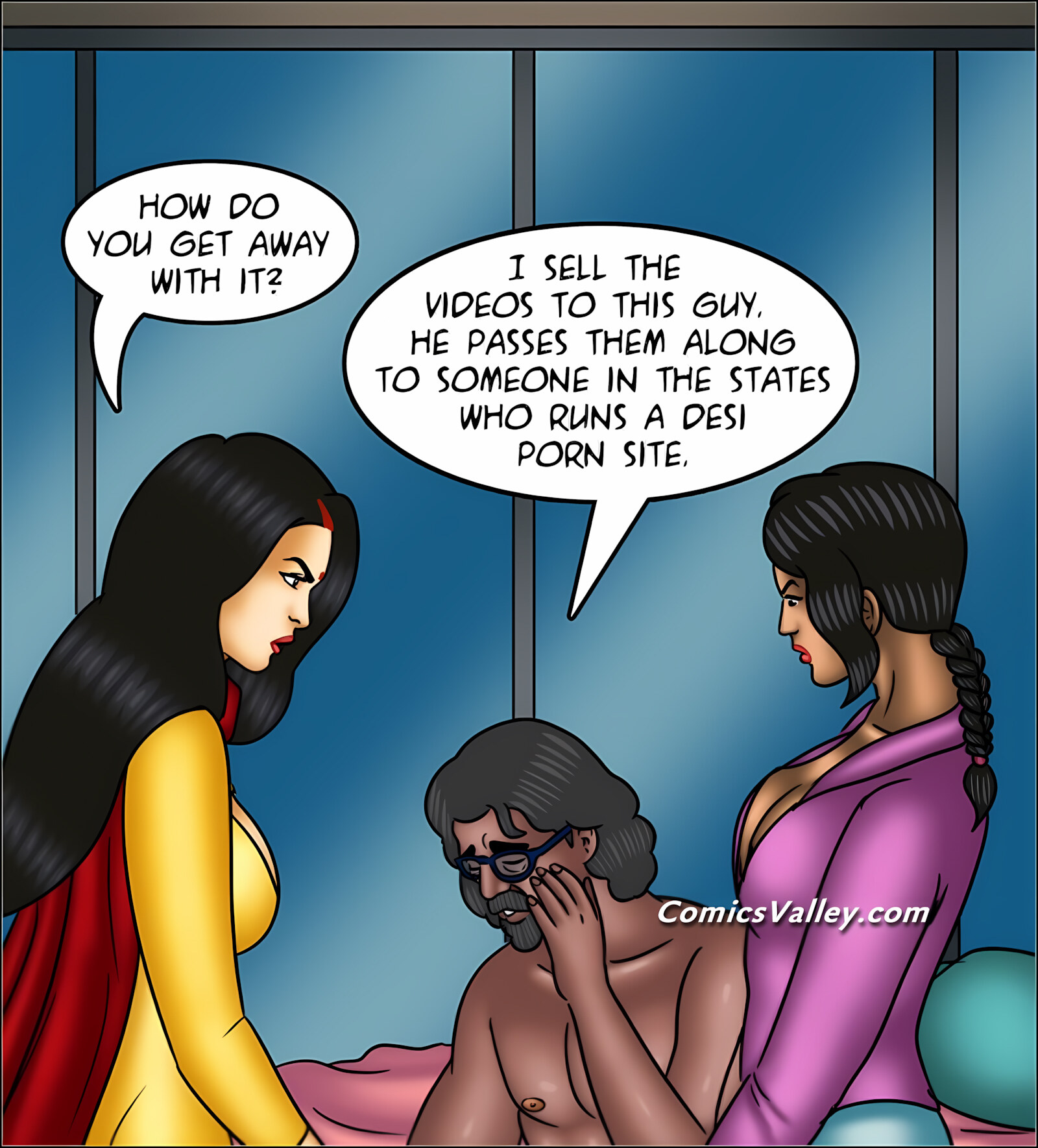Savita Bhabhi 141-153 [Kirtu], Savita Bhabhi 147 - The Artist's Muse 2, page 57 of 142