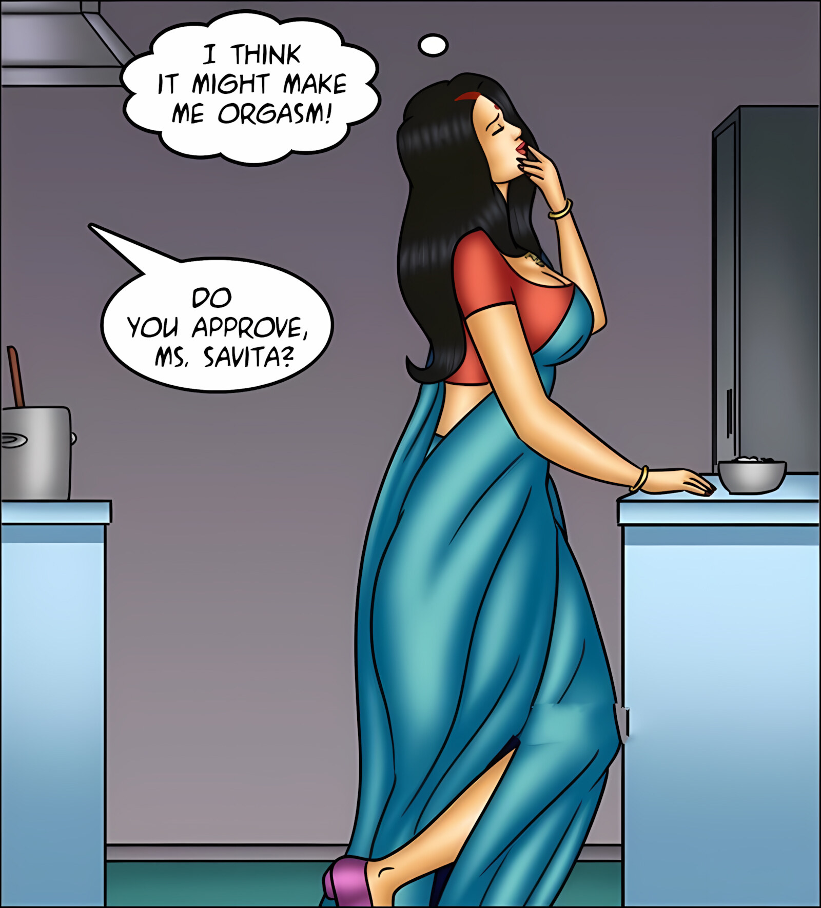 Savita Bhabhi 141-153 [Kirtu], Savita Bhabhi 144 - Milking It!, page 3 of 142