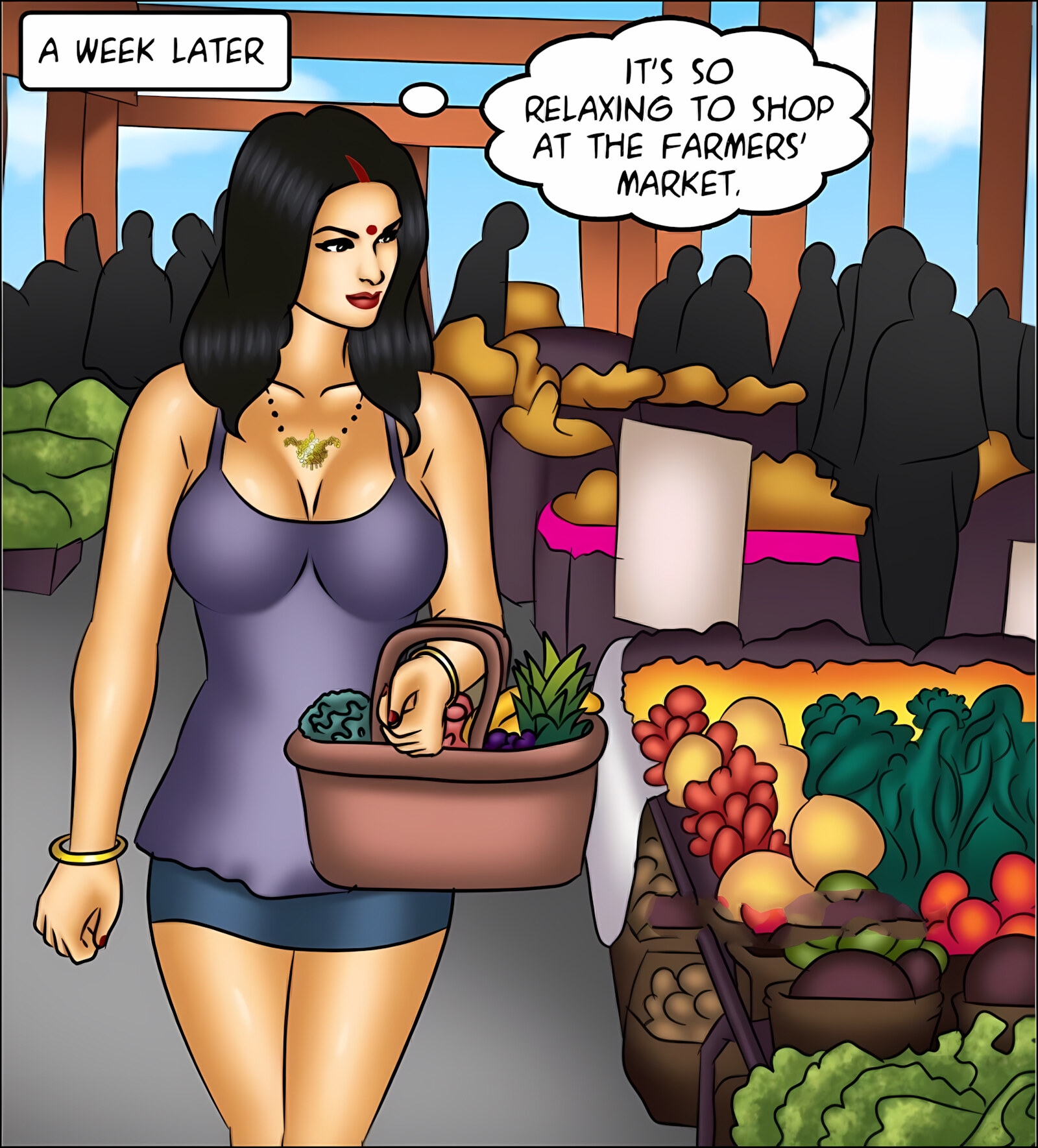 Savita Bhabhi 141-153 [Kirtu], Savita Bhabhi 143 - What a Headache!, page 103 of 142