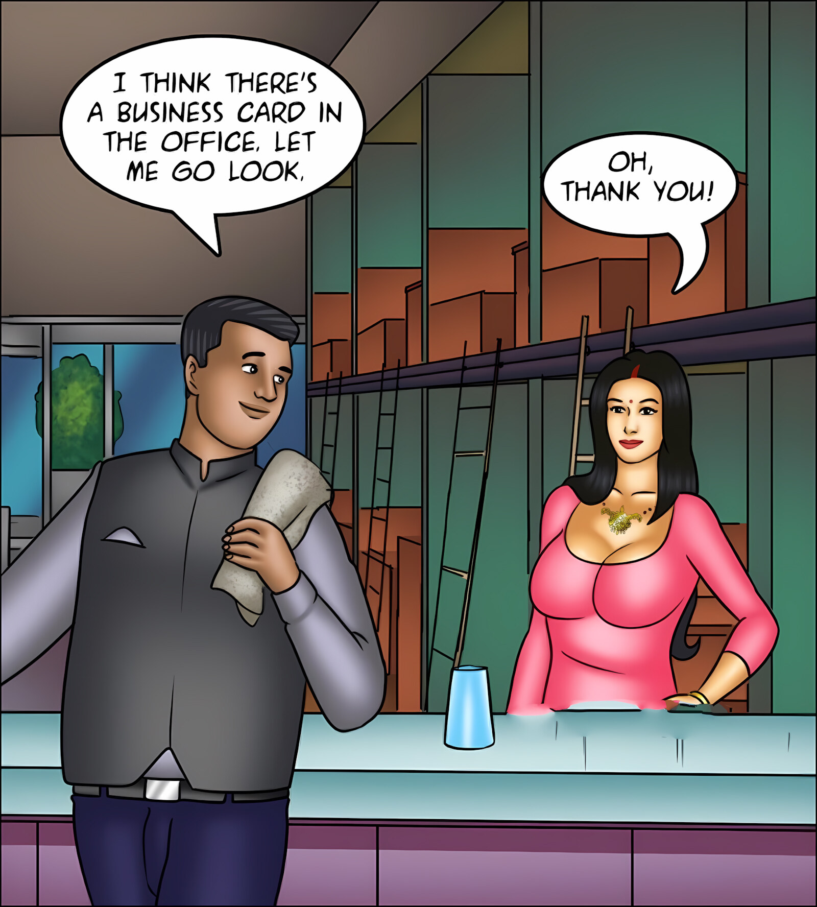 Savita Bhabhi 141-153 [Kirtu], Savita Bhabhi 142 - Renovations, page 40 of 141