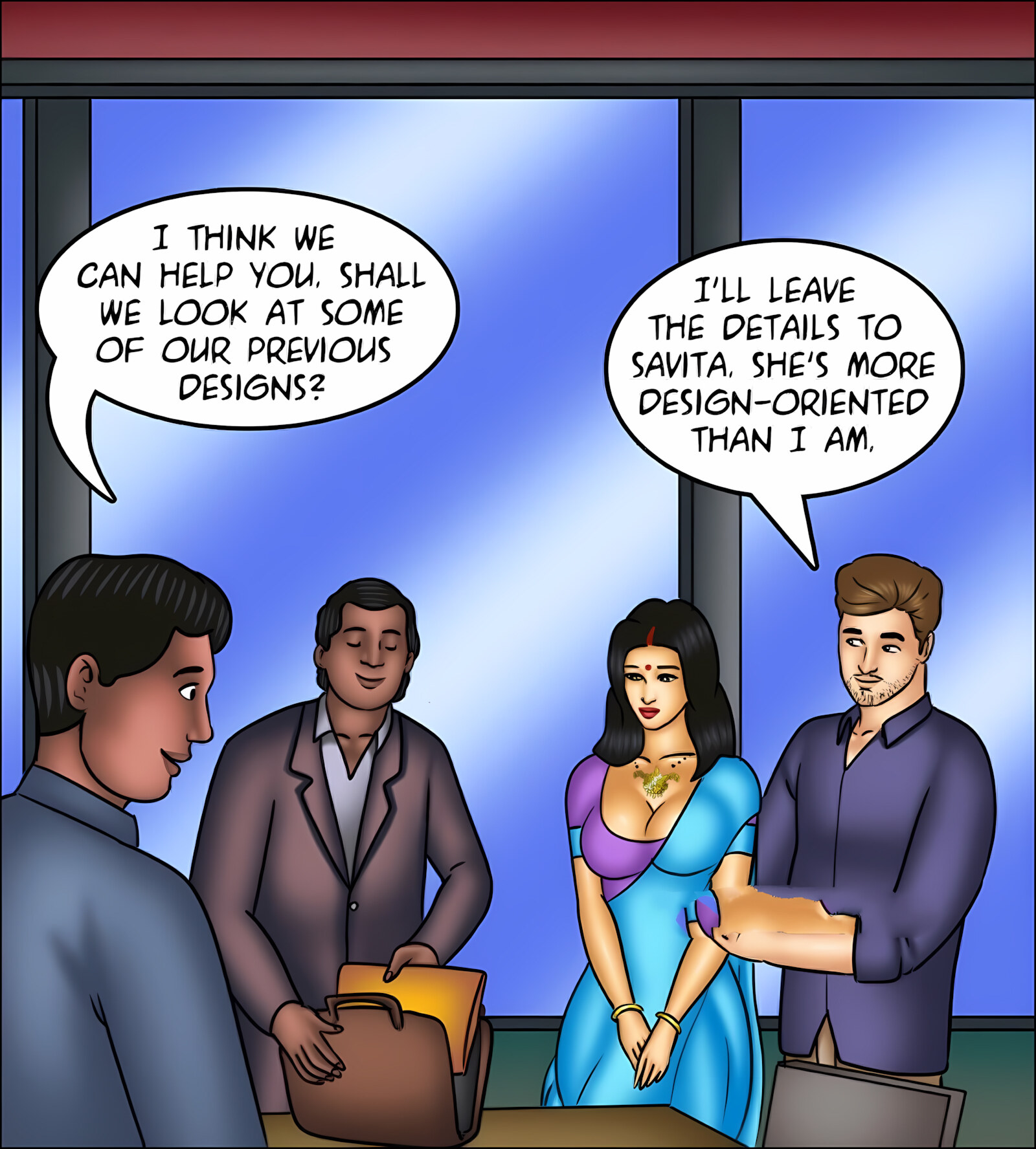 Savita Bhabhi 141-153 [Kirtu], Savita Bhabhi 142 - Renovations, page 47 of 141