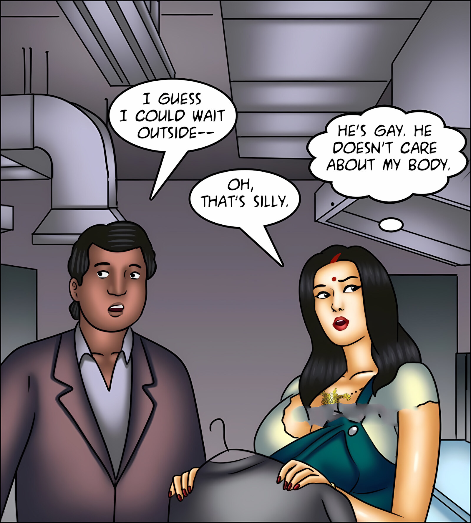 Savita Bhabhi 141-153 [Kirtu], Savita Bhabhi 142 - Renovations, page 64 of 141