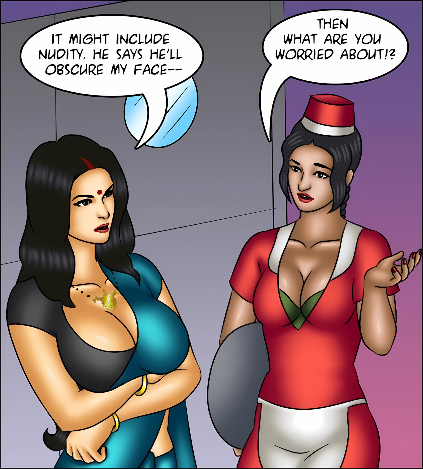 Savita Bhabhi 141-153 [Kirtu], Savita Bhabhi 141 - The Artist's Muse, page 19 of 142