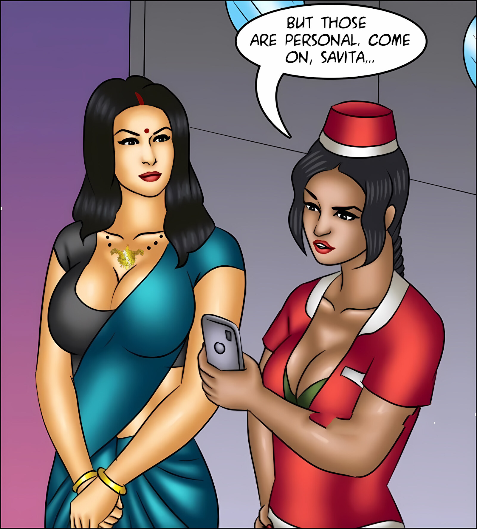 Savita Bhabhi 141-153 [Kirtu], Savita Bhabhi 141 - The Artist's Muse, page 28 of 142