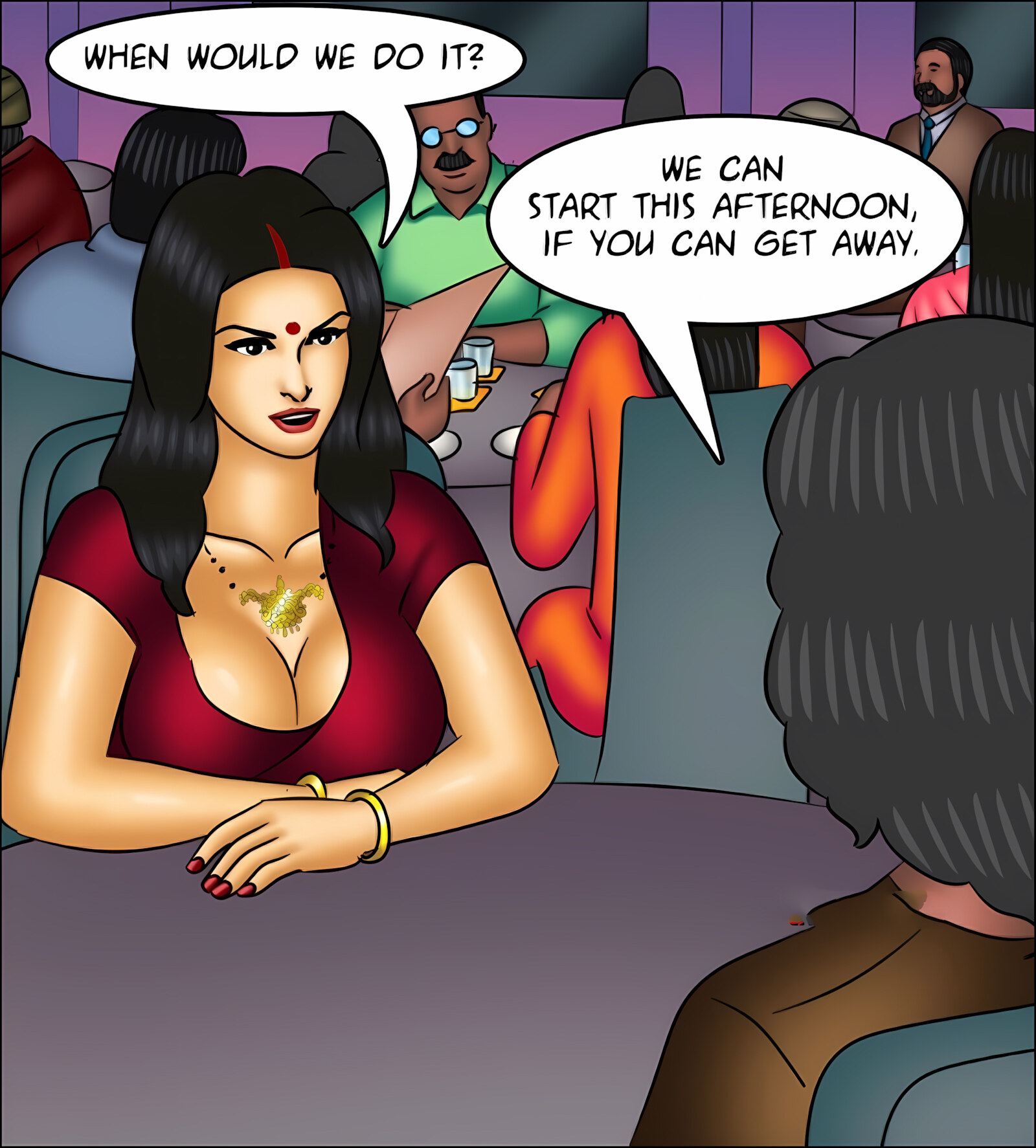 Savita Bhabhi 141-153 [Kirtu], Savita Bhabhi 141 - The Artist's Muse, page 36 of 142