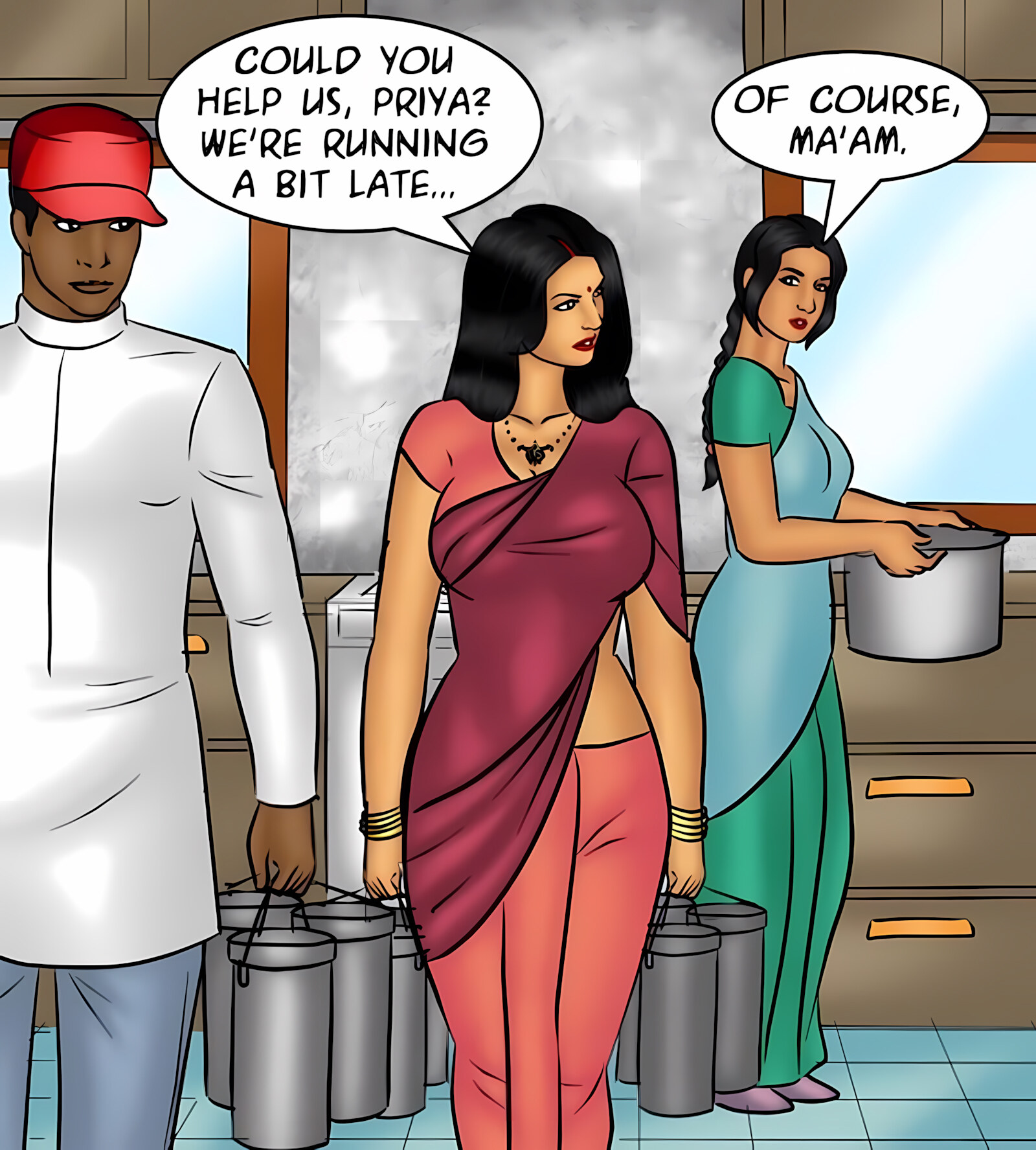 Savita Bhabhi 81-90 [Kirtu], Savita Bhabhi 90 - Helping Hands, page 2 of 147