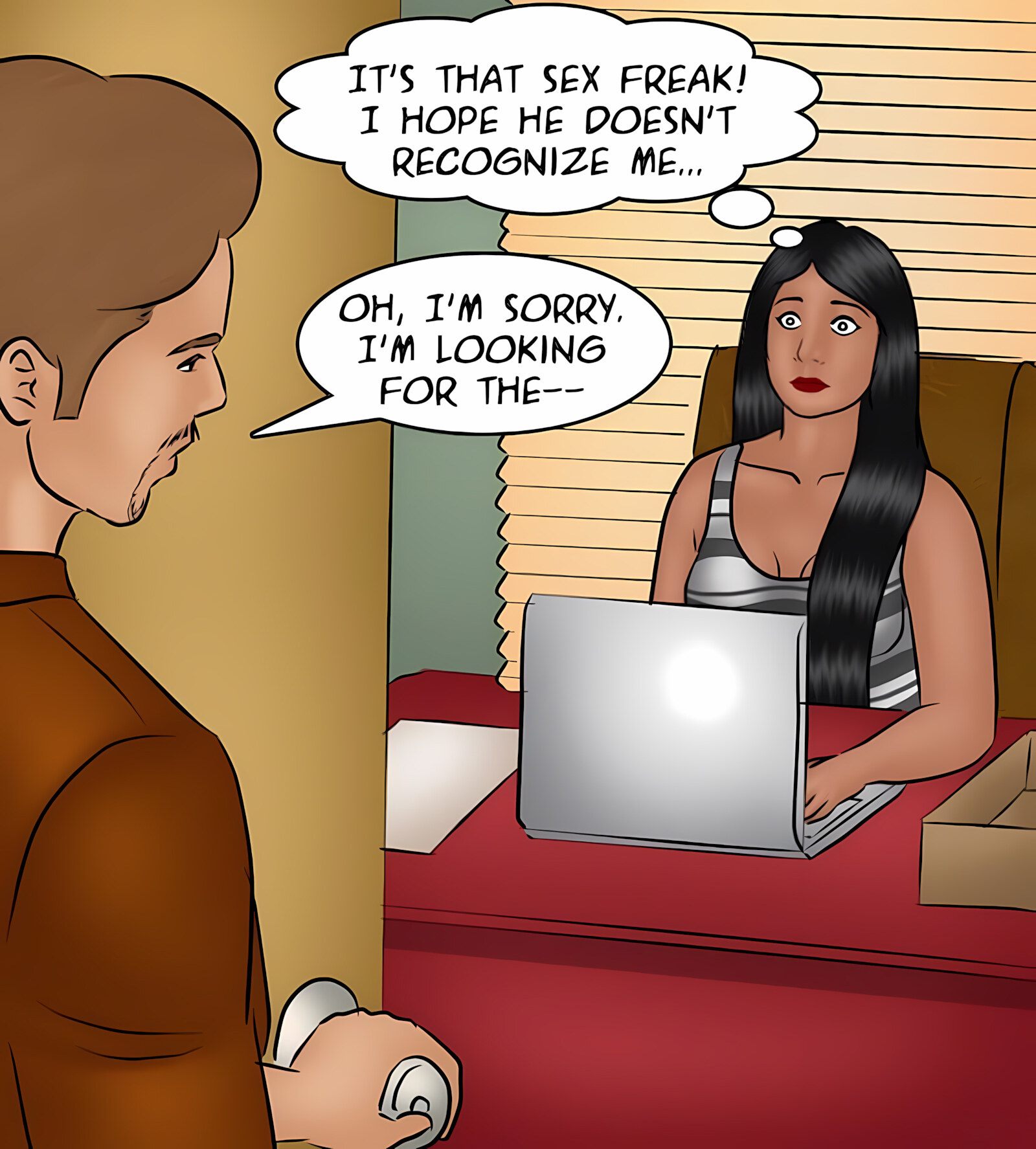 Savita Bhabhi 81-90 [Kirtu], Savita Bhabhi 90 - Helping Hands, page 58 of 147