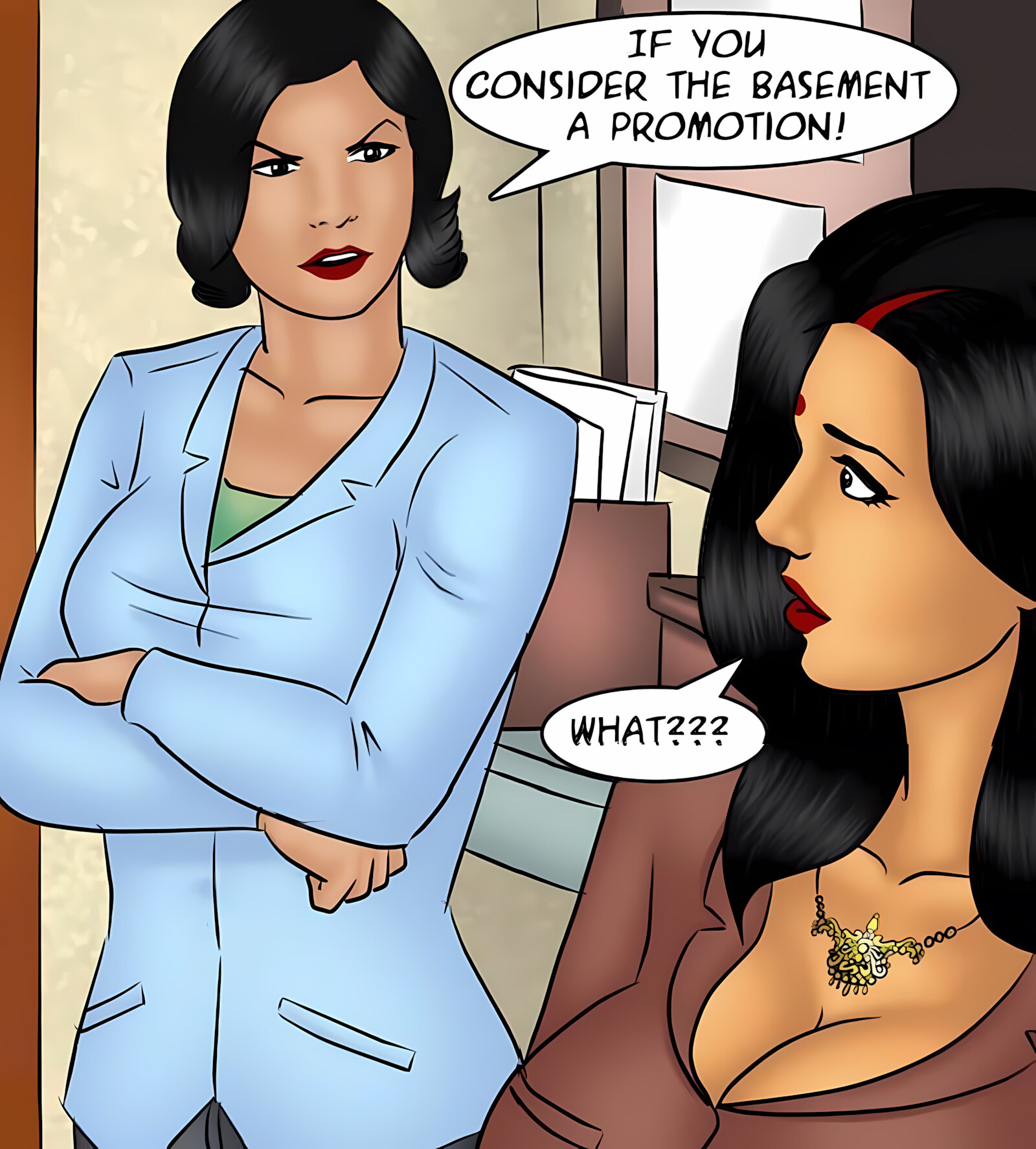 Savita Bhabhi 81-90 [Kirtu], Savita Bhabhi 86 - Employee Of The Month, page 131 of 138