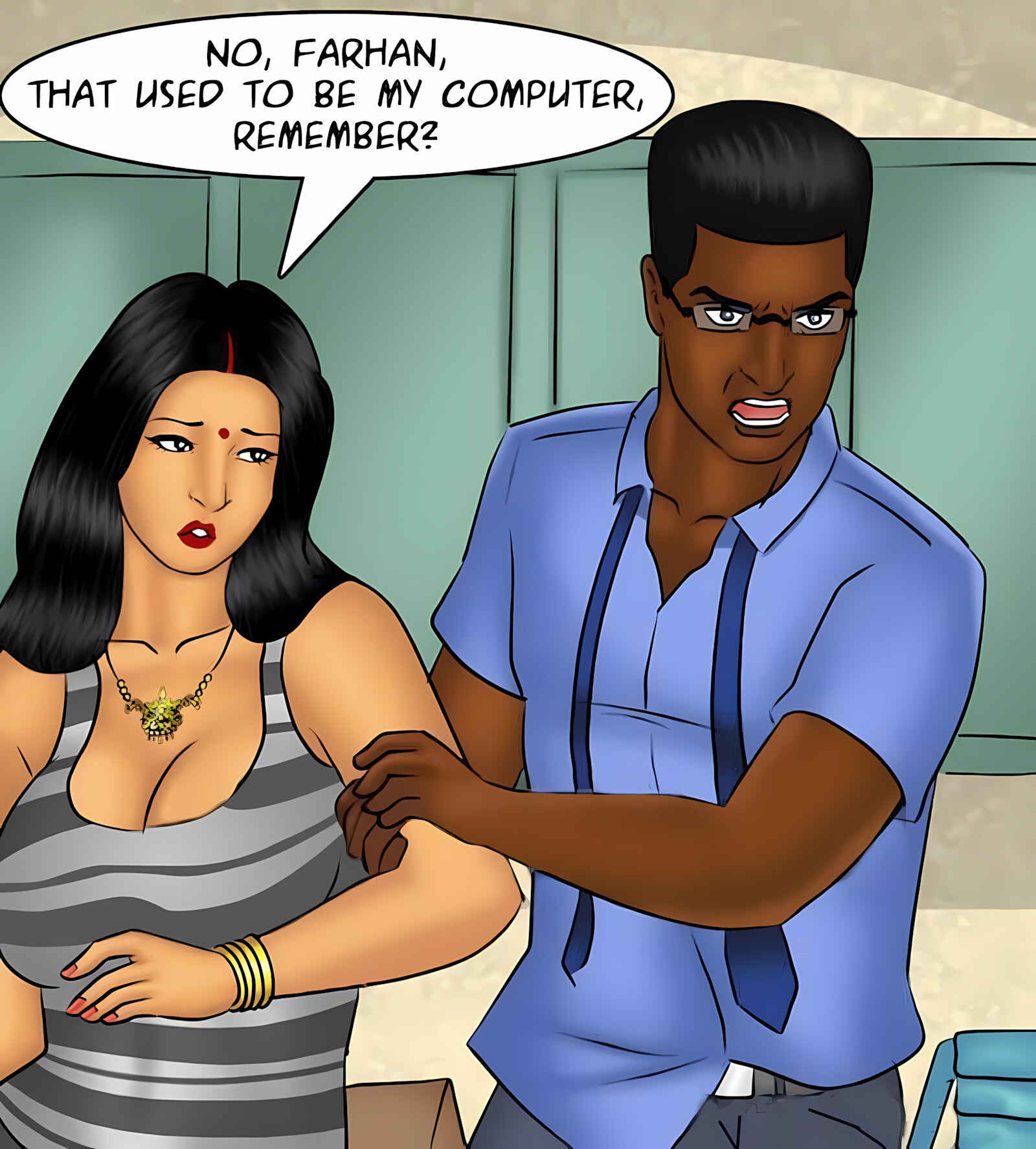 Savita Bhabhi 81-90 [Kirtu], Savita Bhabhi 86 - Employee Of The Month, page 51 of 138