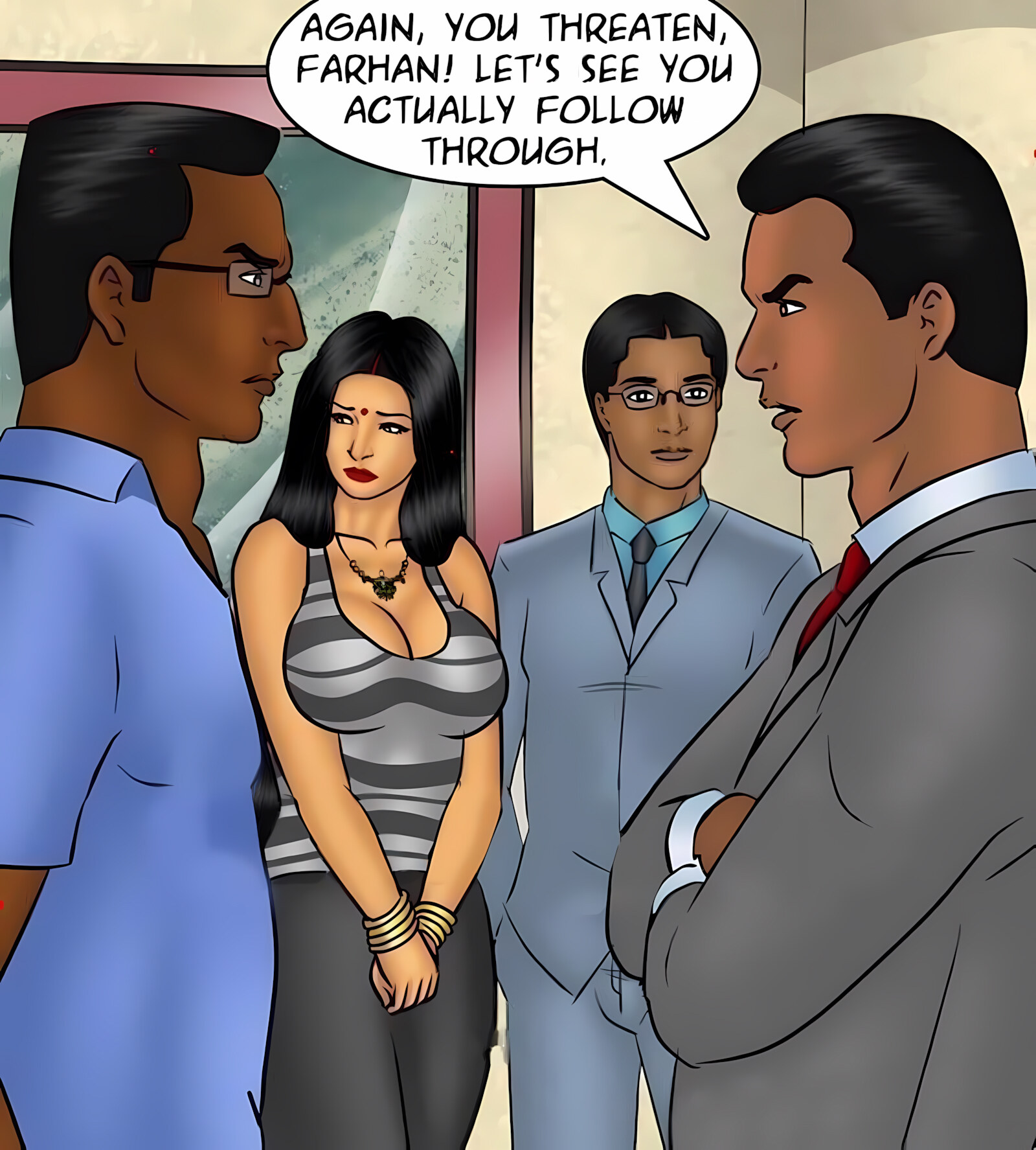 Savita Bhabhi 81-90 [Kirtu], Savita Bhabhi 86 - Employee Of The Month, page 58 of 138