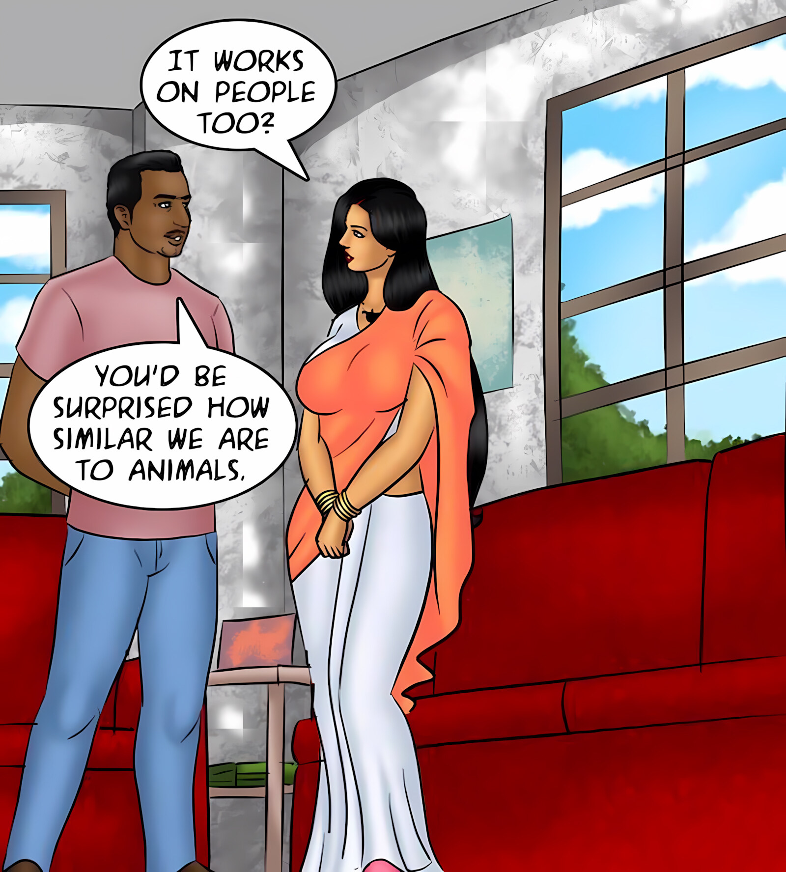 Savita Bhabhi 81-90 [Kirtu], Savita Bhabhi 84 - Doggy Style, page 75 of 134