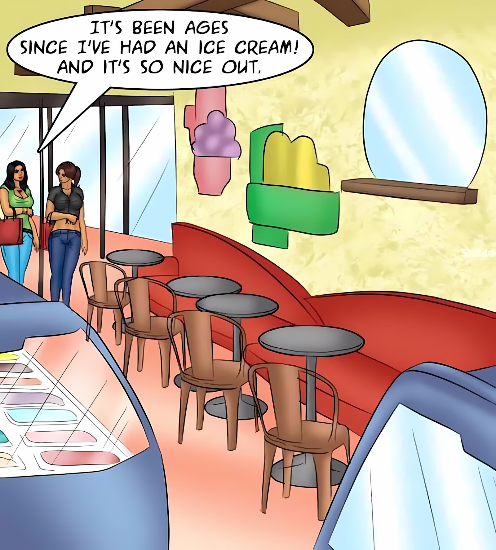 Savita Bhabhi 81-90 [Kirtu], Savita Bhabhi 83 - Girls Day Out, page 18 of 141