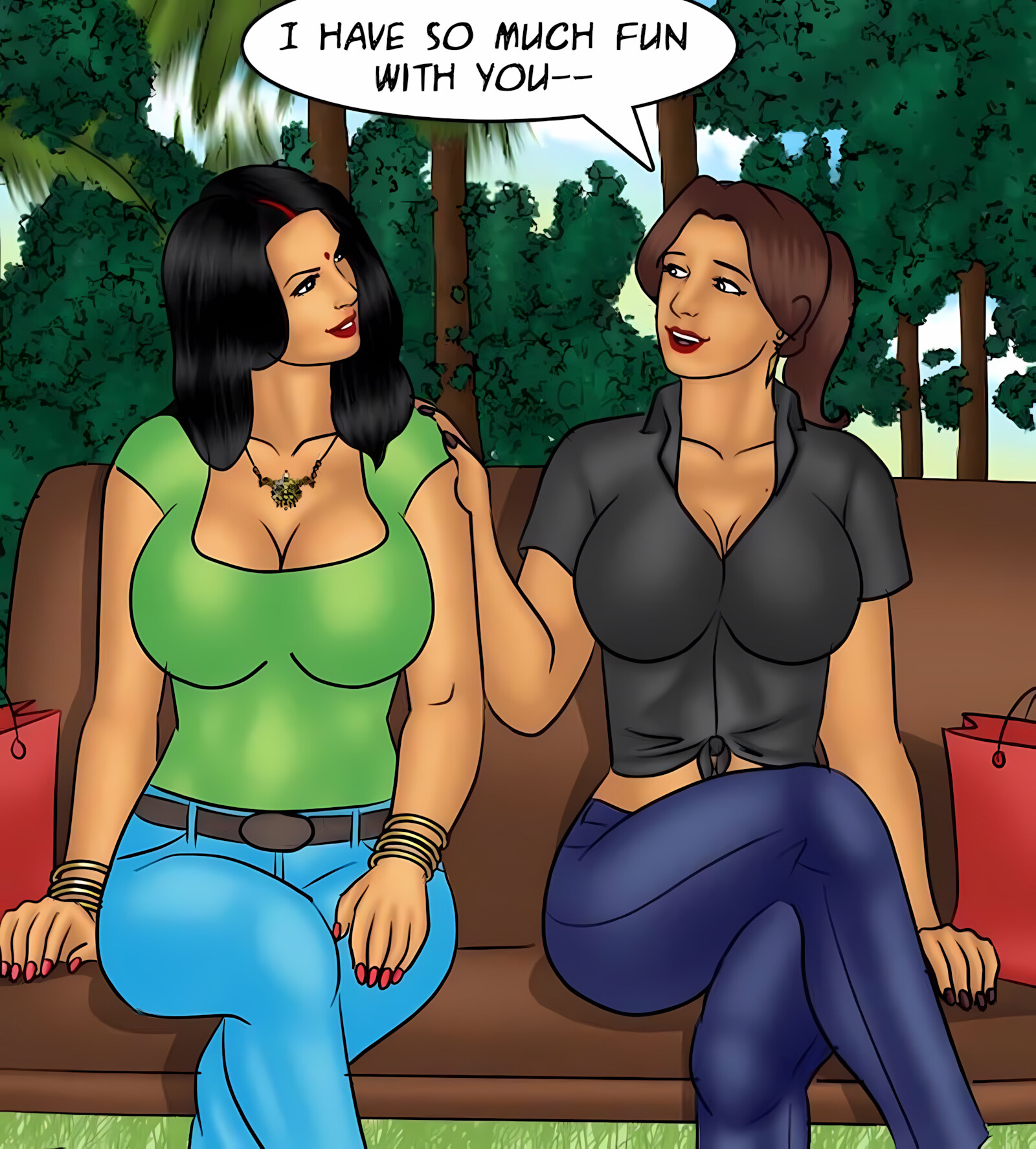 Savita Bhabhi 81-90 [Kirtu], Savita Bhabhi 83 - Girls Day Out, page 39 of 141