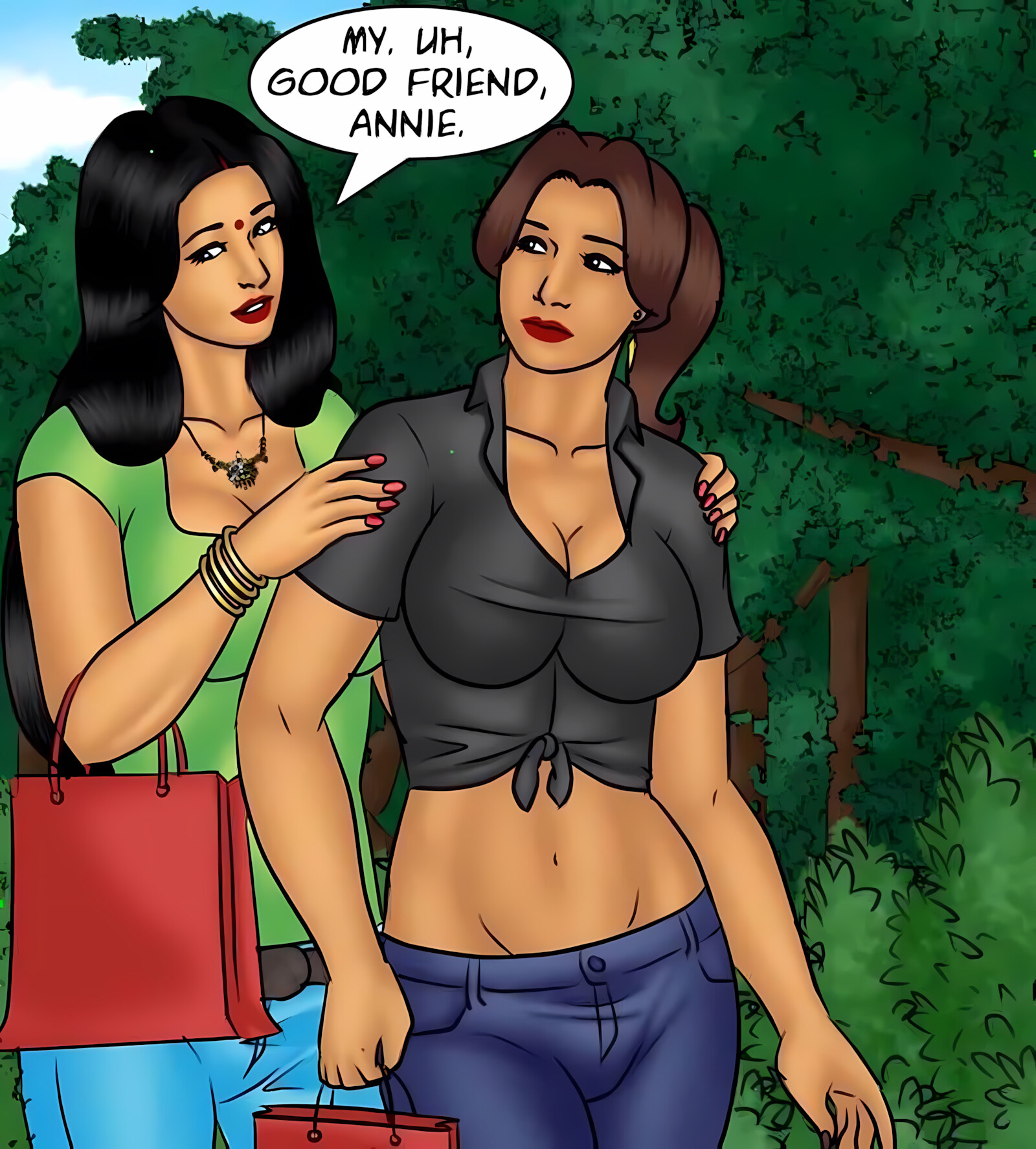 Savita Bhabhi 81-90 [Kirtu], Savita Bhabhi 83 - Girls Day Out, page 42 of 141
