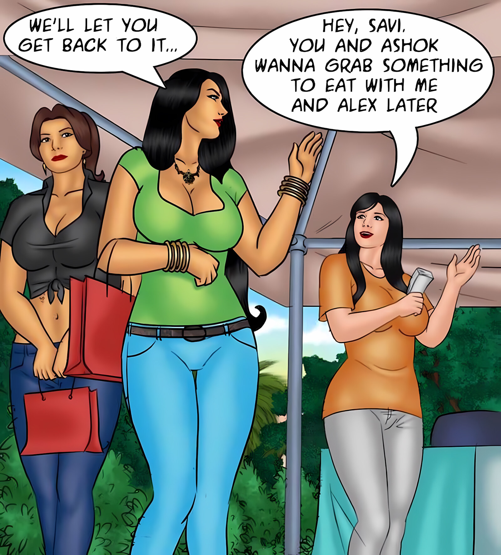 Savita Bhabhi 81-90 [Kirtu], Savita Bhabhi 83 - Girls Day Out, page 51 of 141