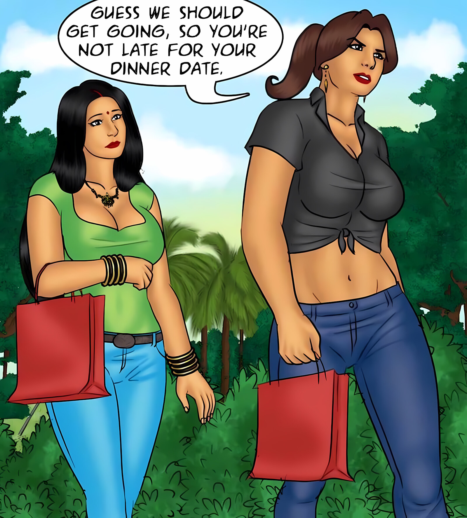 Savita Bhabhi 81-90 [Kirtu], Savita Bhabhi 83 - Girls Day Out, page 53 of 141