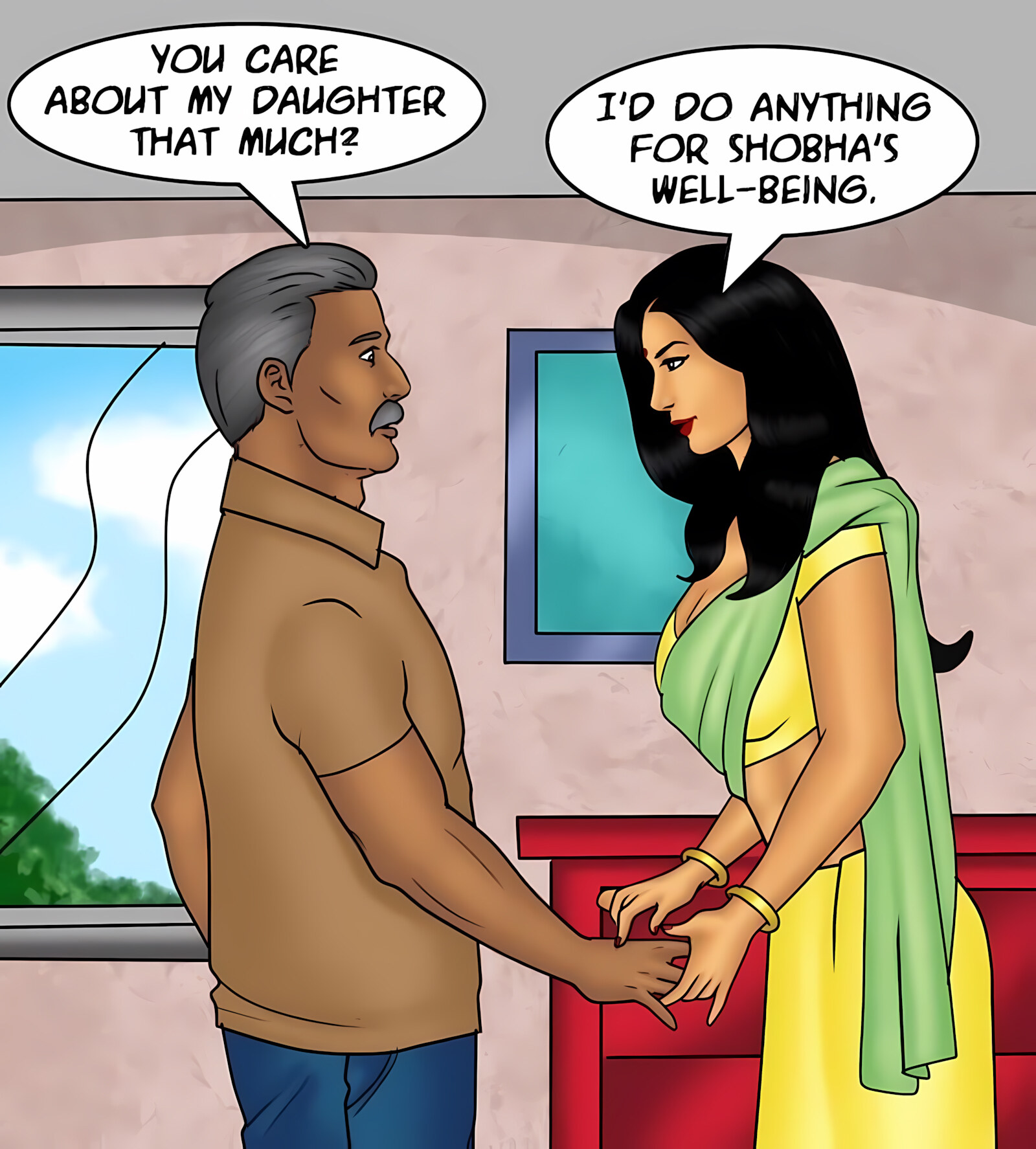 Savita Bhabhi 81-90 [Kirtu], Savita Bhabhi 82 - A Special Arrangement 2, page 45 of 136