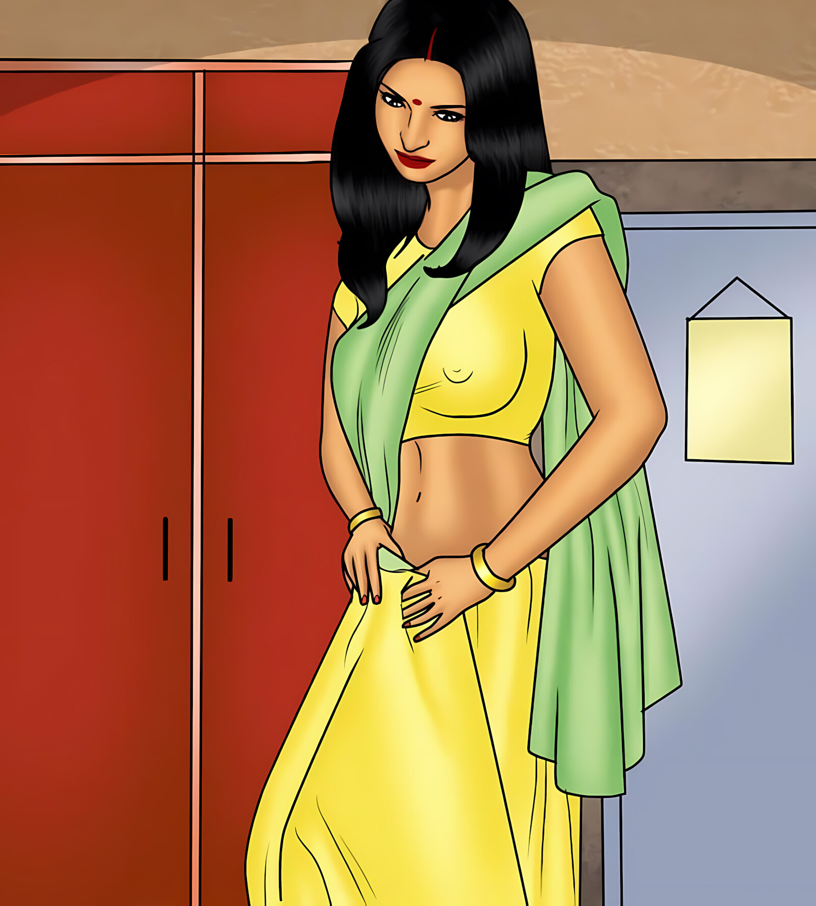 Savita Bhabhi 81-90 [Kirtu], Savita Bhabhi 82 - A Special Arrangement 2, page 8 of 136