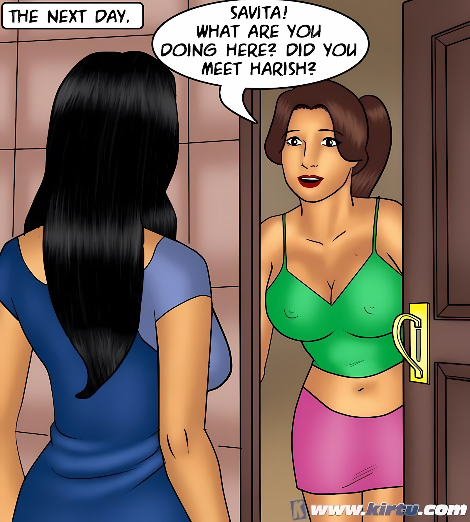 Savita Bhabhi 81-90 [Kirtu], Savita Bhabhi 81 - A Special Arrangement 1, page 124 of 136