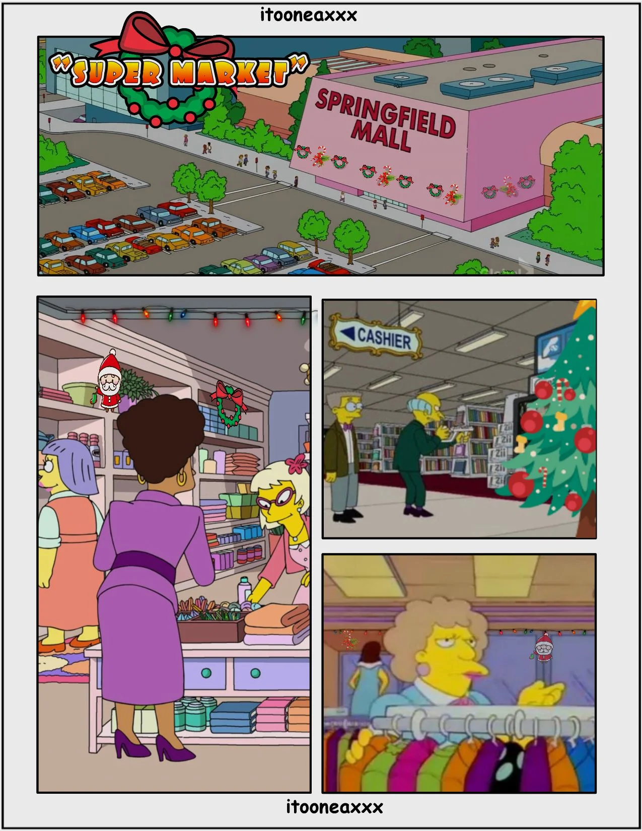 The Simpsons Porn Comics Series, 12 . Super Market, page 1 of 4