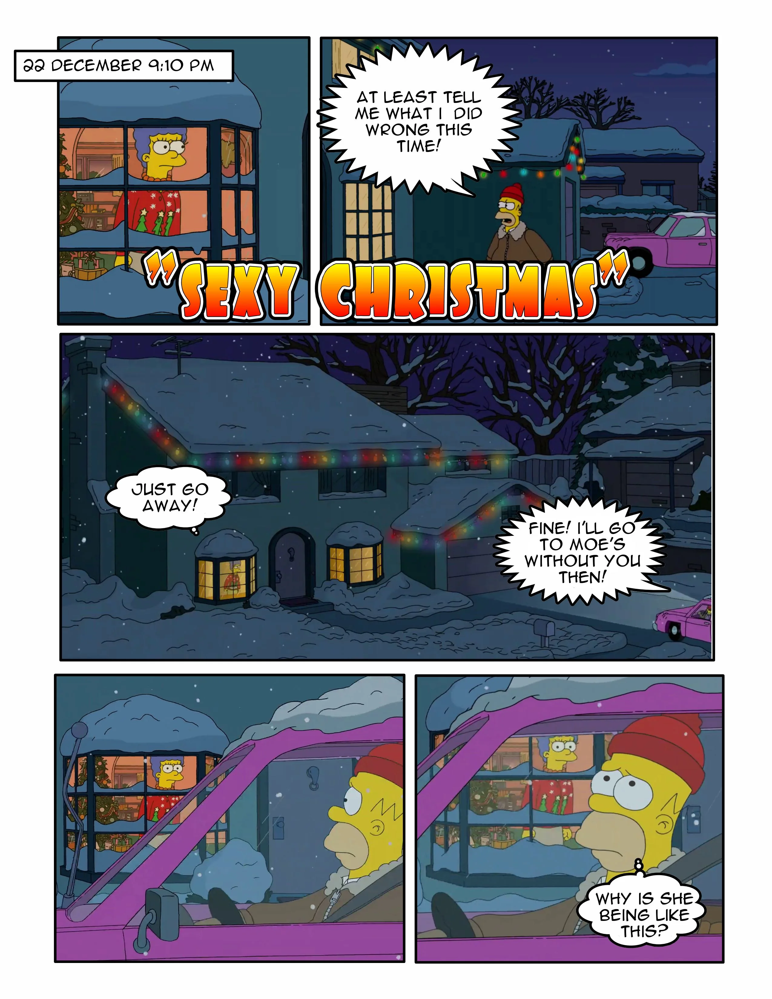 The Simpsons Porn Comics Series, 11.3 . Navidad 3 - Eng, page 1 of 11
