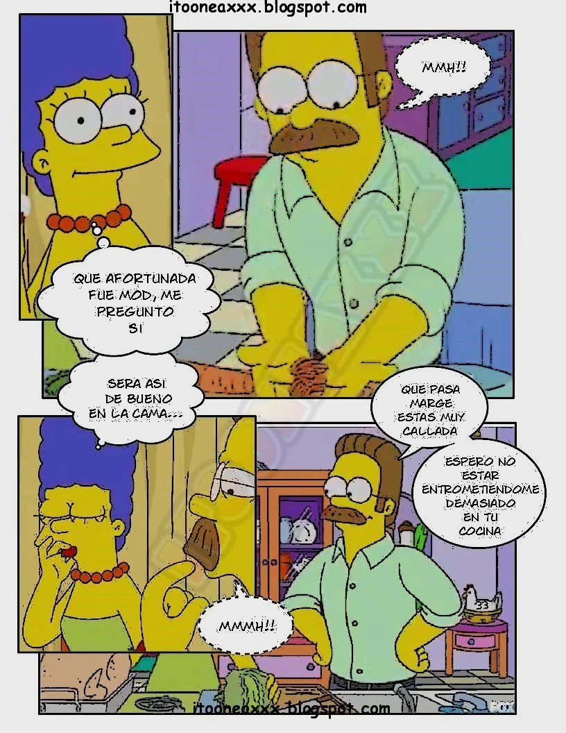 The Simpsons Porn Comics Series, 9 [Spanish] El Diablo No Usa Nada, page 2 of 20