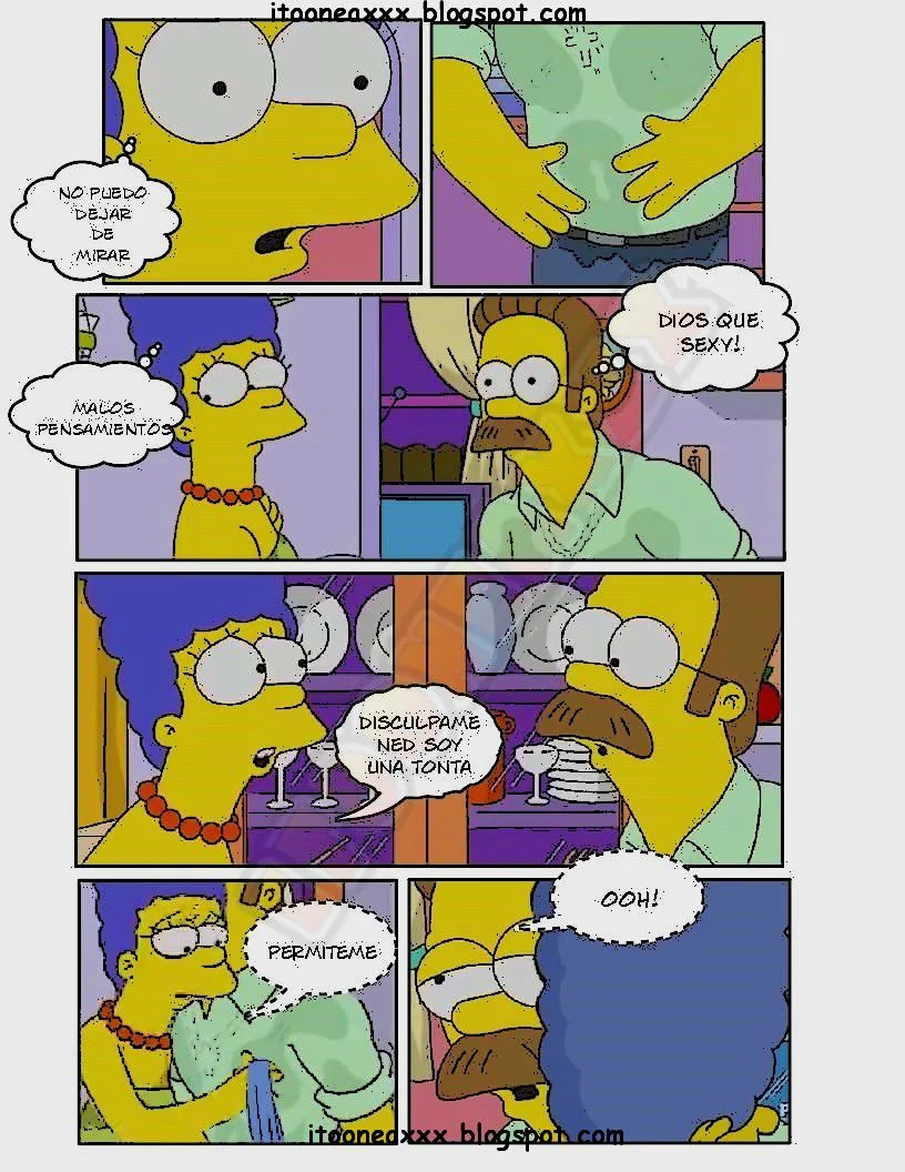 The Simpsons Porn Comics Series, 9 [Spanish] El Diablo No Usa Nada, page 9 of 20