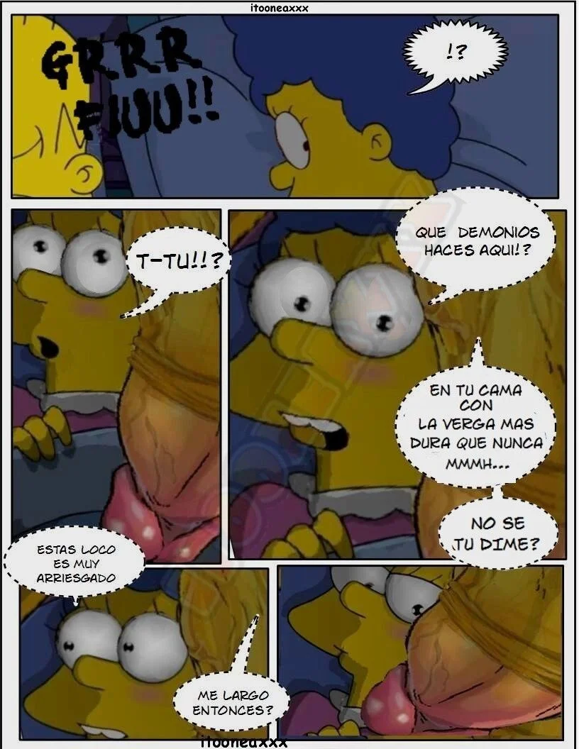 The Simpsons Porn Comics Series, 8 [Spanish] Intruder, page 2 of 4