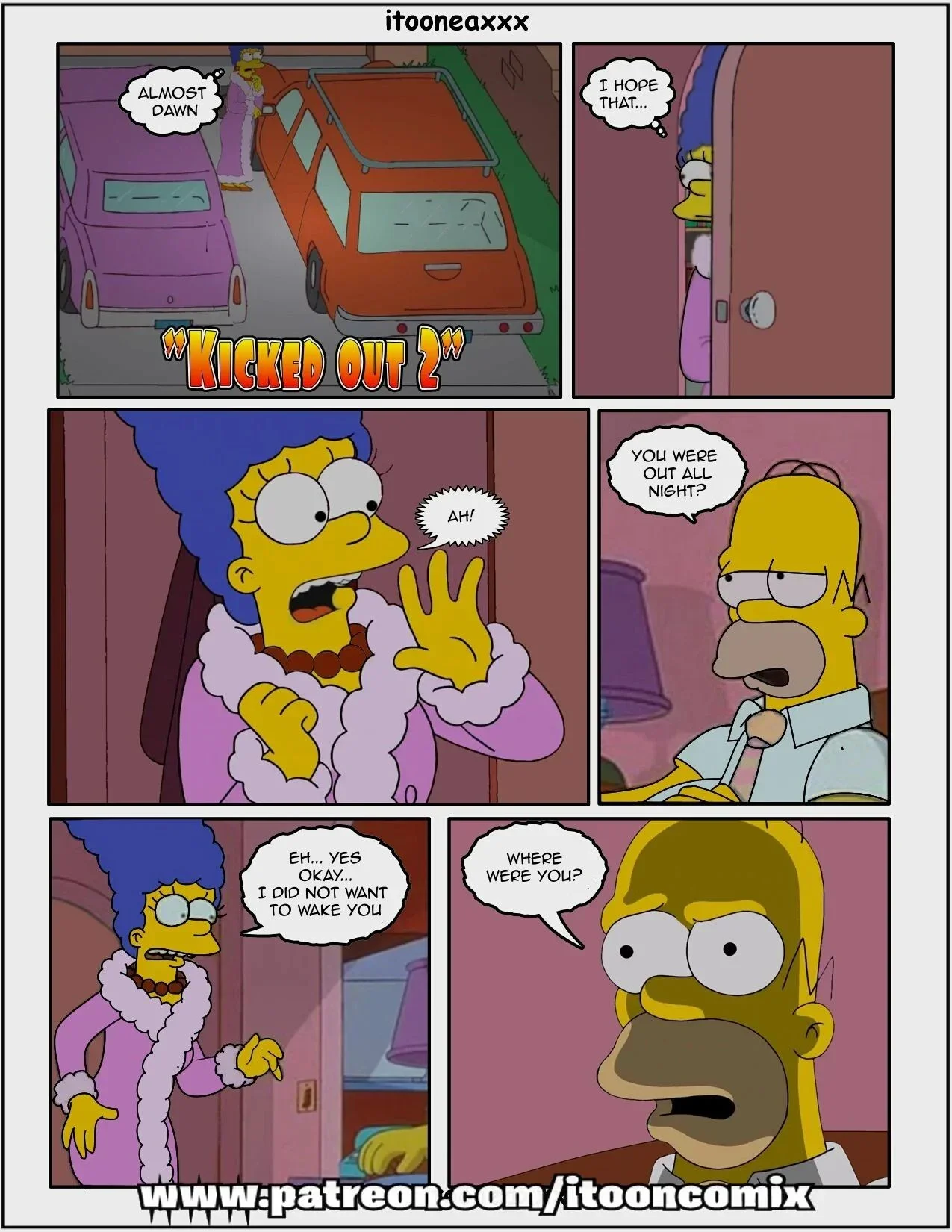 The Simpsons Porn Comics Series, 7.2 Kicked Out 2 - Eng, page 2 of 72