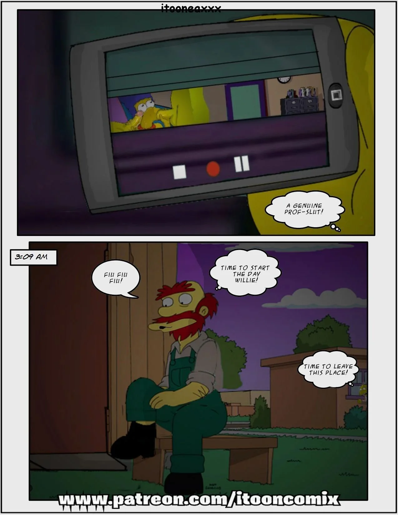 The Simpsons Porn Comics Series, 7.1 Kicked Out 1 - Eng, page 34 of 36