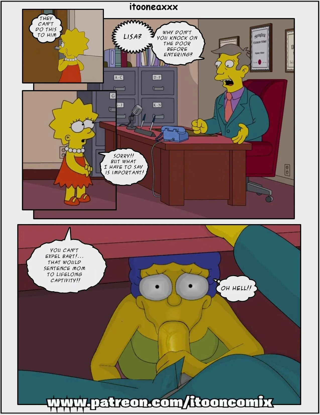 The Simpsons Porn Comics Series, 7.1 Kicked Out 1 - Eng, page 5 of 36