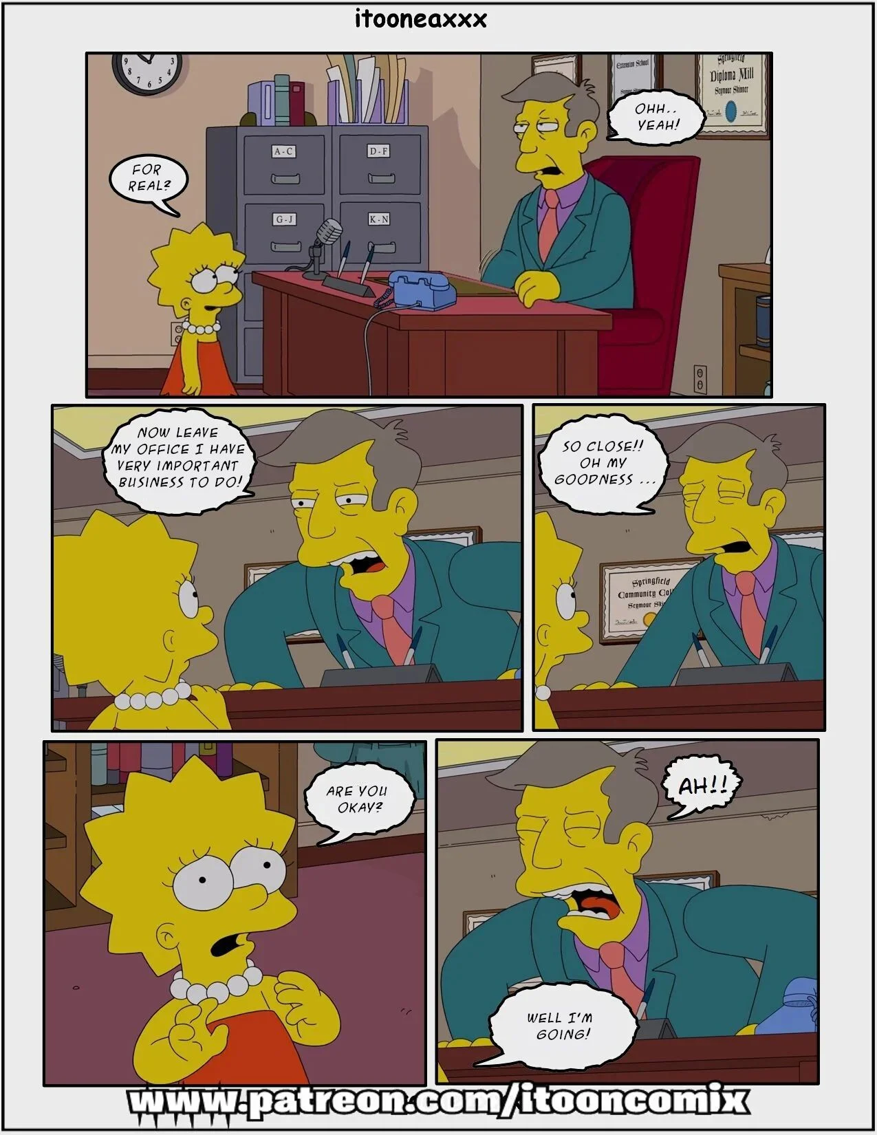 The Simpsons Porn Comics Series, 7.1 Kicked Out 1 - Eng, page 7 of 36