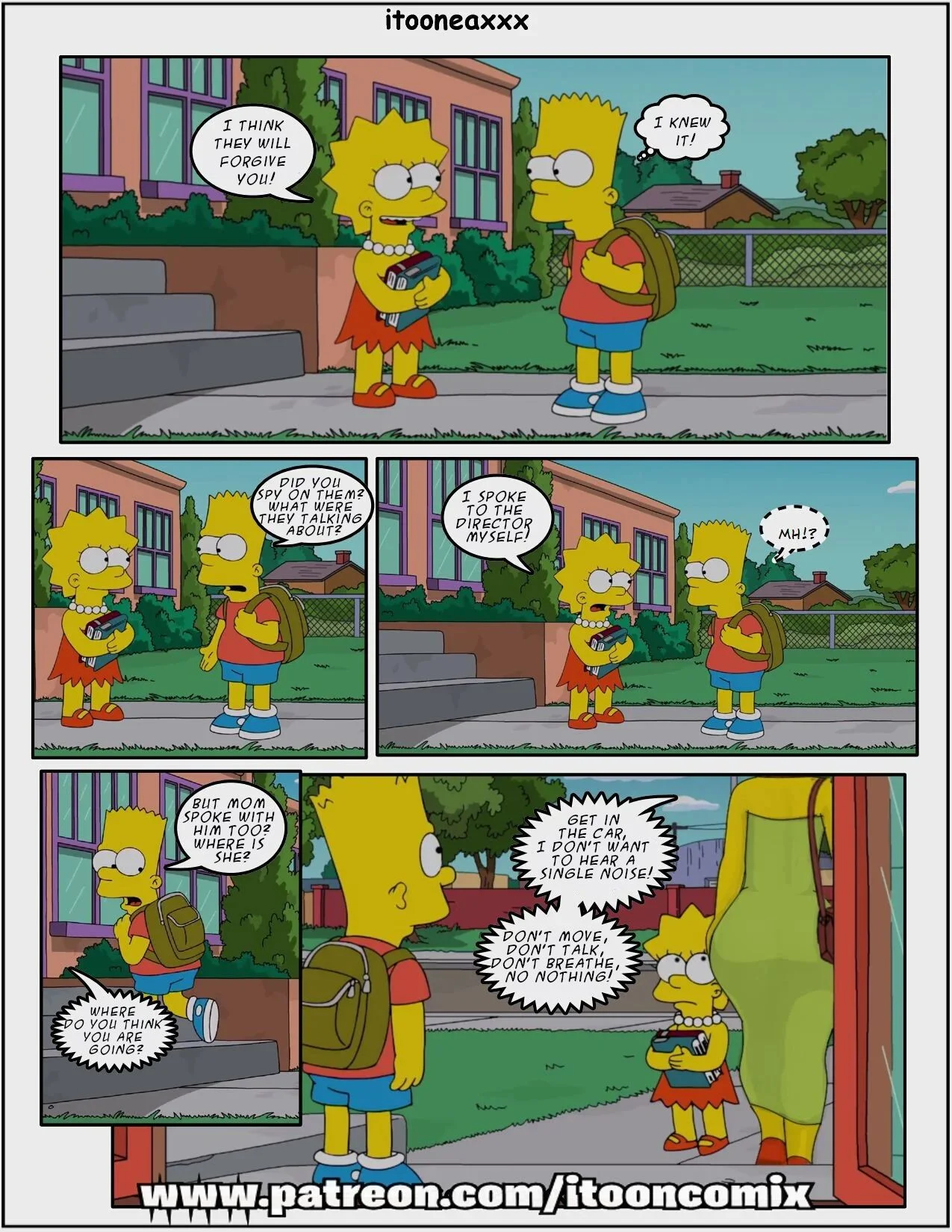 The Simpsons Porn Comics Series, 7.1 Kicked Out 1 - Eng, page 8 of 36