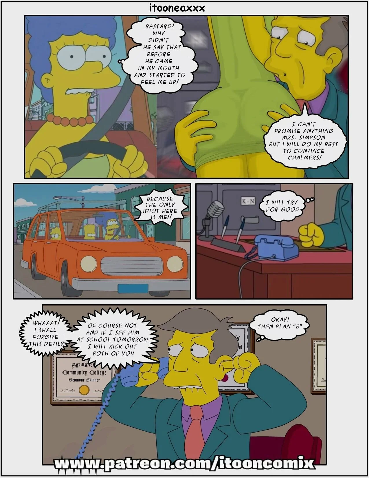 The Simpsons Porn Comics Series, 7.1 Kicked Out 1 - Eng, page 9 of 36