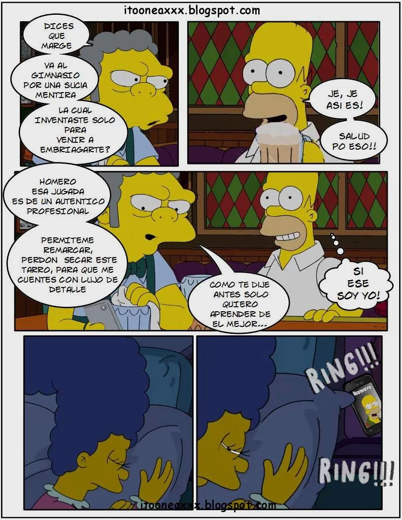 The Simpsons Porn Comics Series, 6 [Spanish] The Gym, page 14 of 36